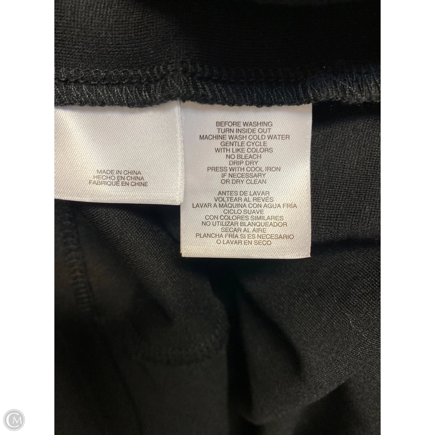 Top Short Sleeve By Anne Klein In Black, Size: 2x