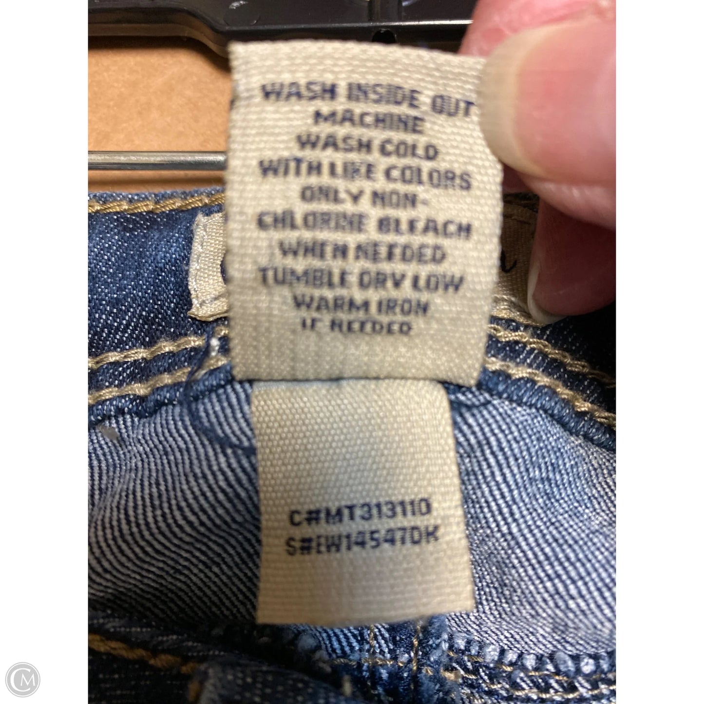 Jeans Cropped By Earl Jean In Blue Denim, Size: 10