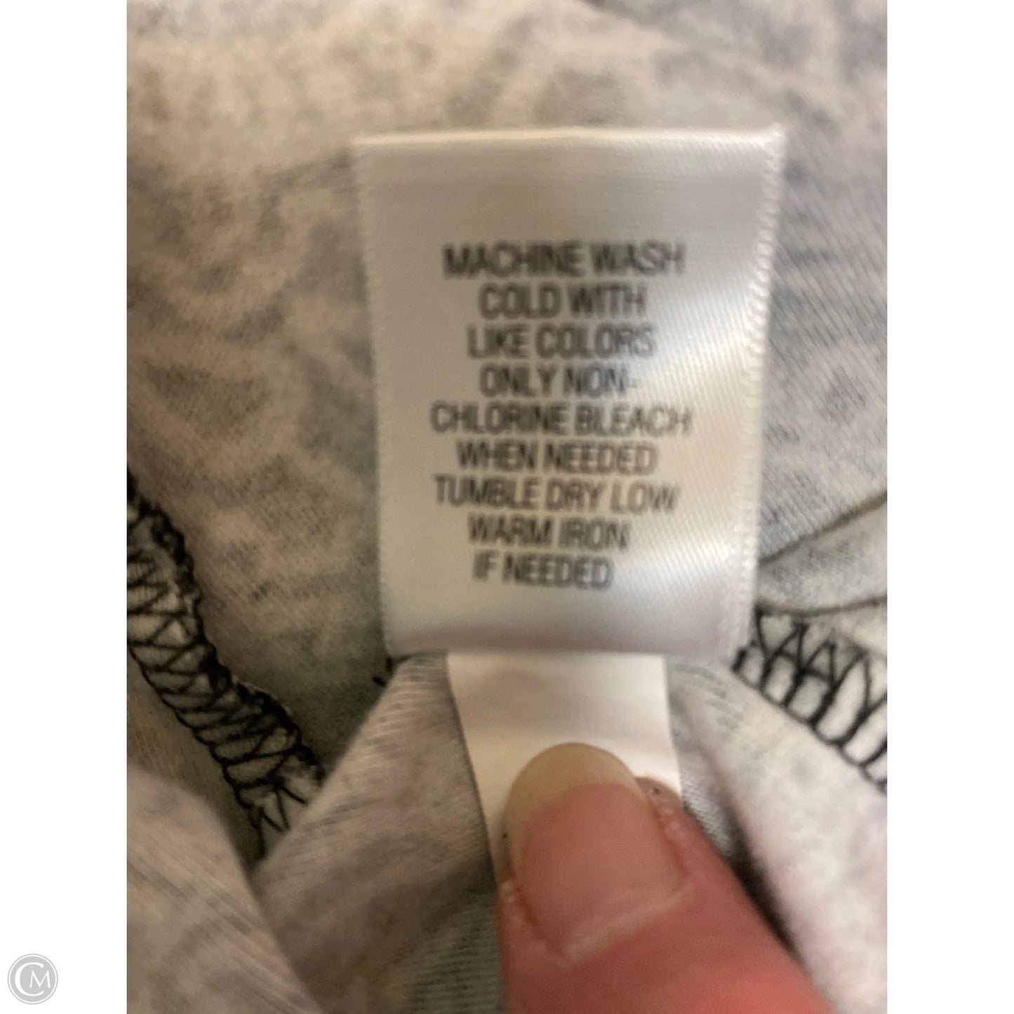 Top Sleeveless By Croft And Barrow In Black & White, Size: 3x