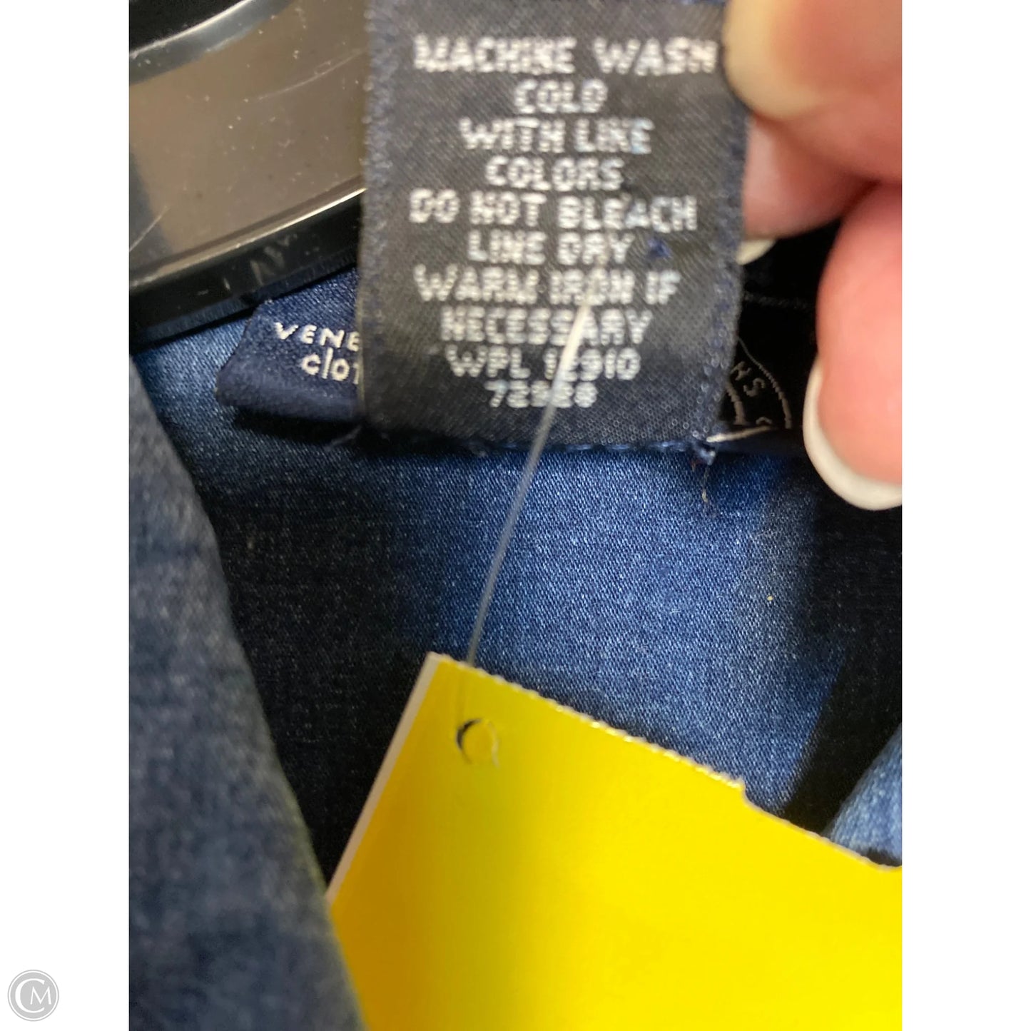 Top Long Sleeve By Venezia In Blue, Size: 3x