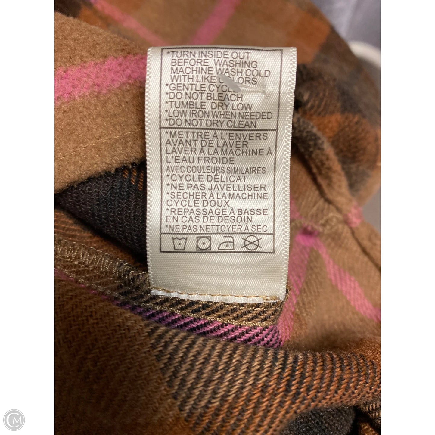 Jacket Shirt By Bb Dakota In Brown, Size: Xxl