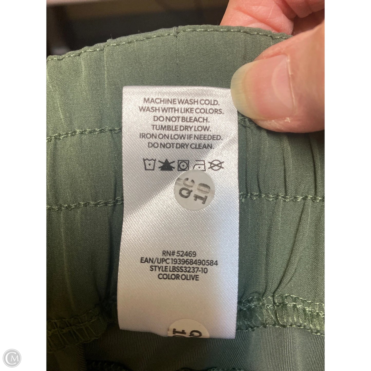 Pants Lounge By Members Mark In Green, Size: M