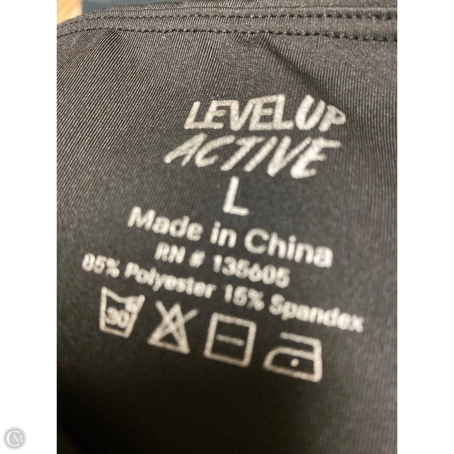 Athletic Leggings By Clothes Mentor In Black, Size: L