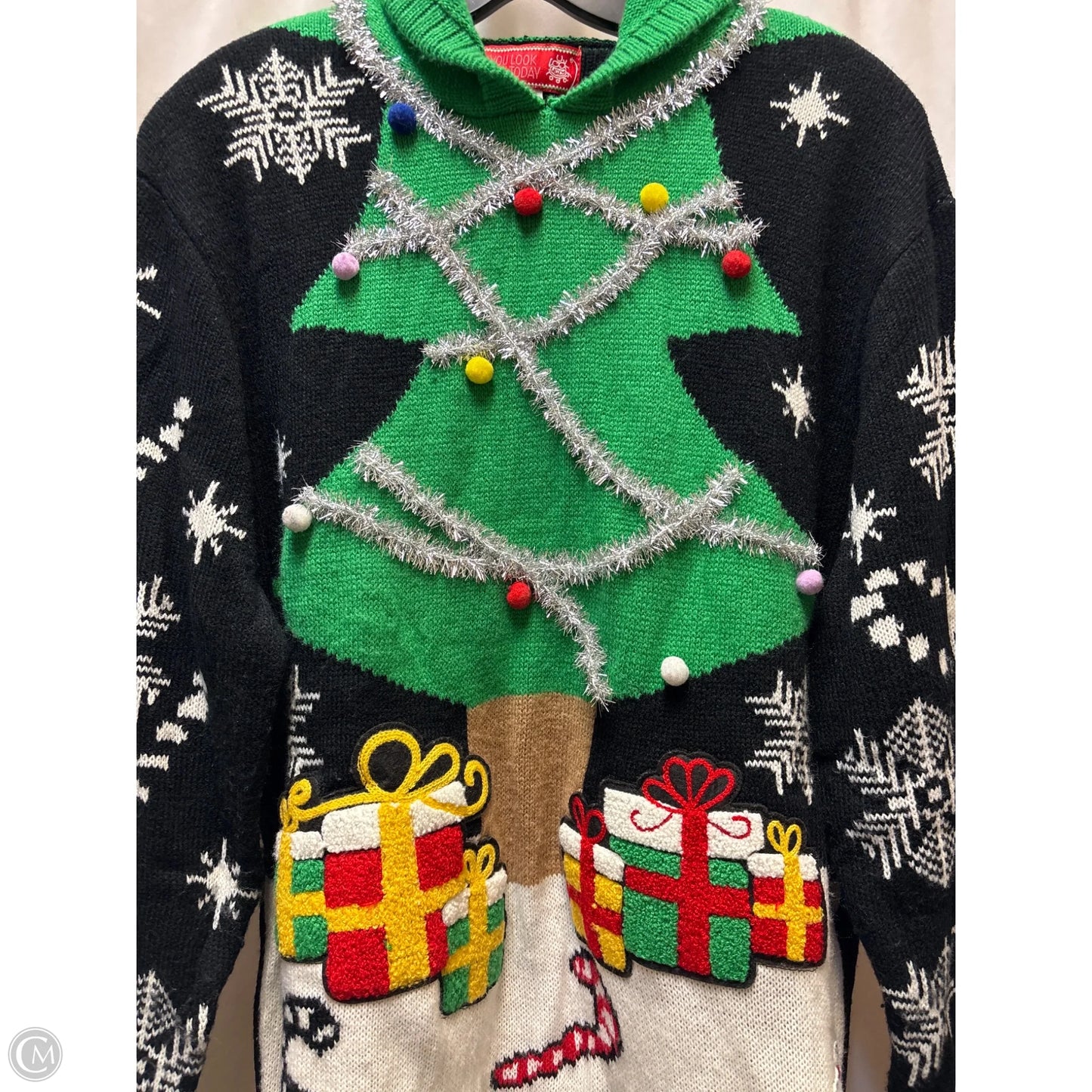 Sweater By Clothes Mentor In Black, Size: Xl