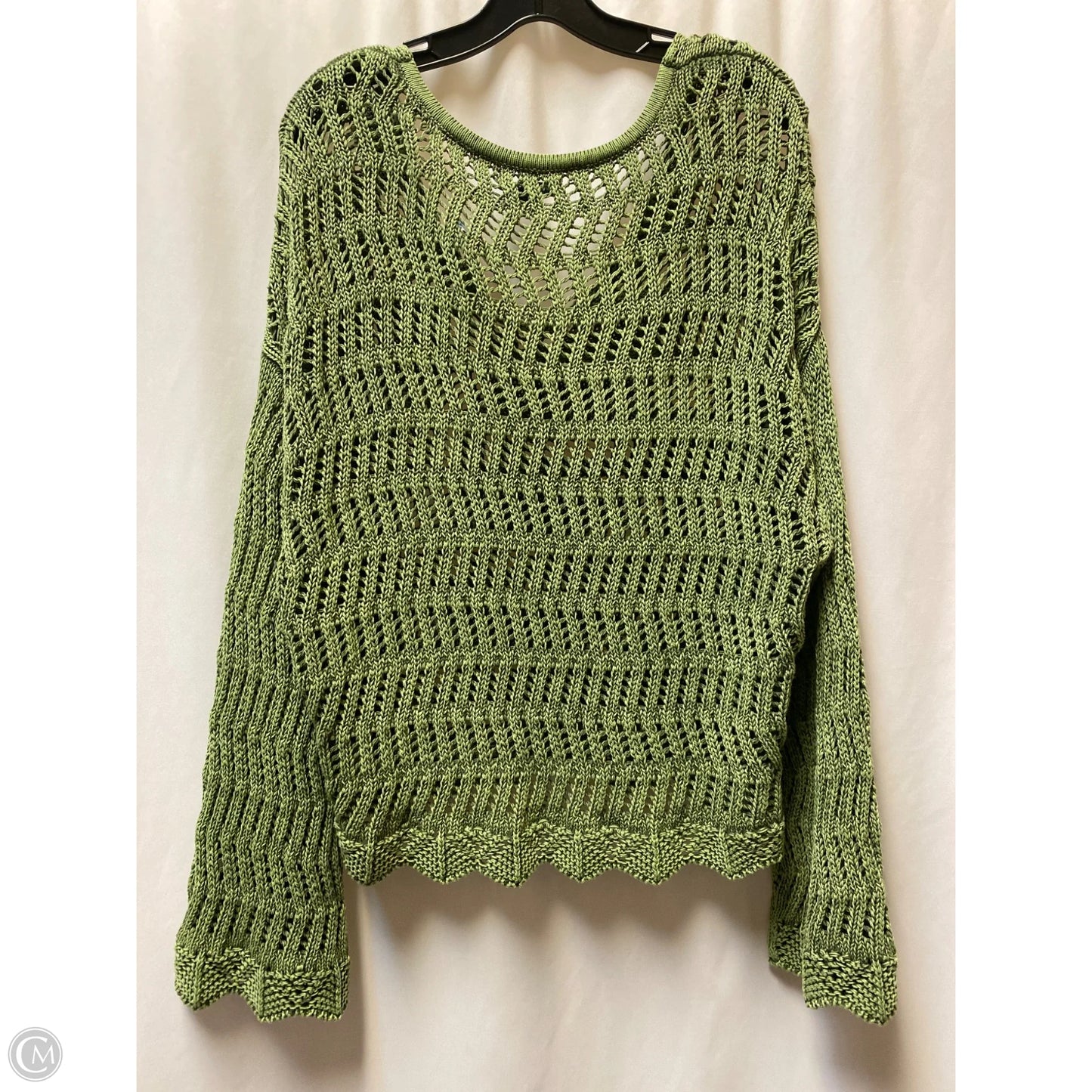 Sweater By American Eagle In Green, Size: Xl