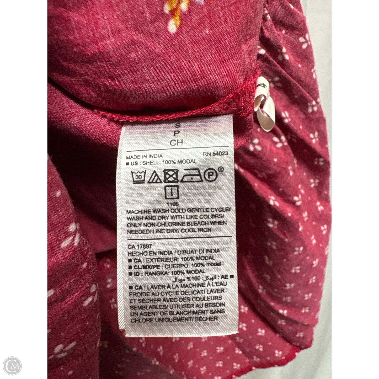 Dress Casual Midi By Old Navy In Maroon, Size: S