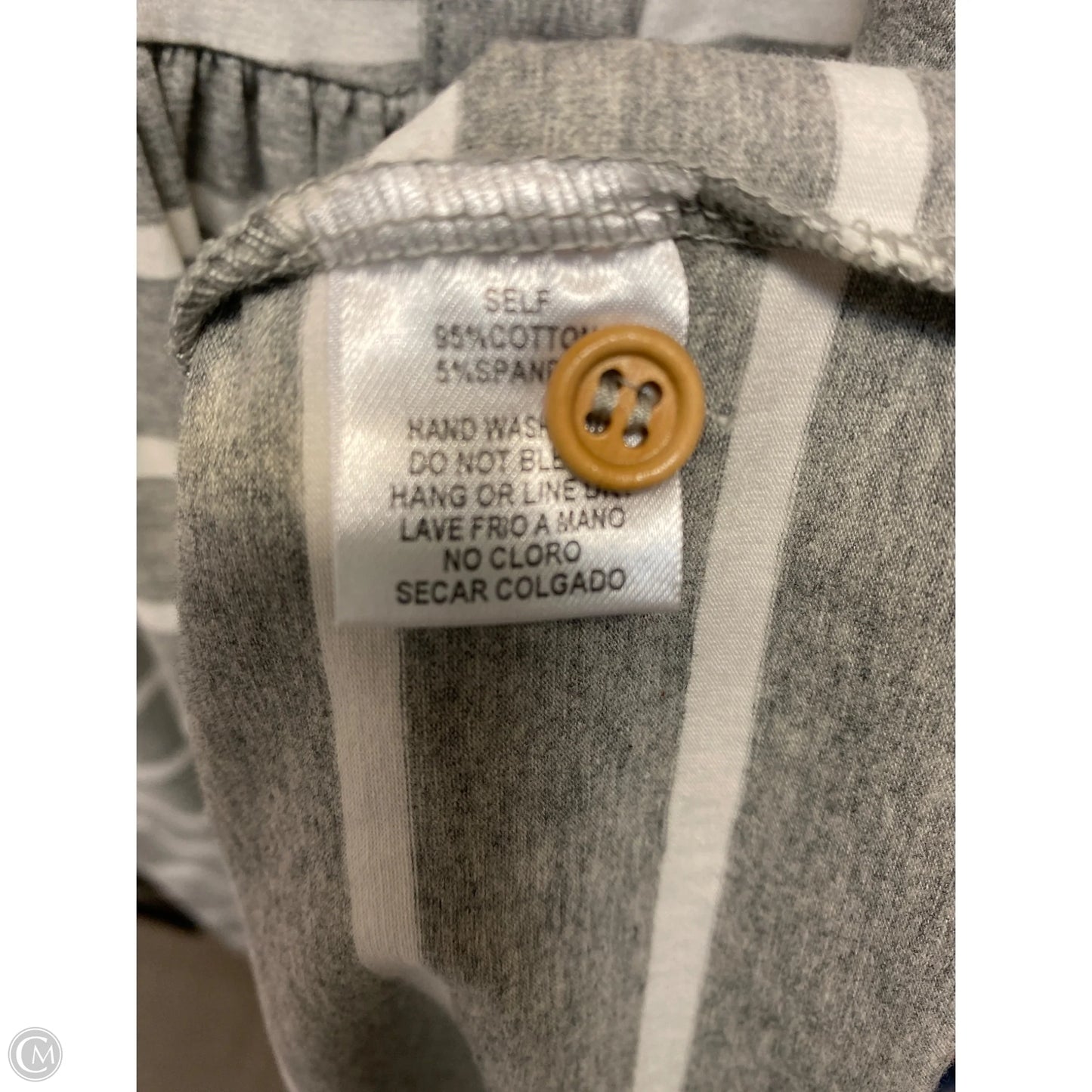 Dress Casual Midi By Clothes Mentor In Grey, Size: S