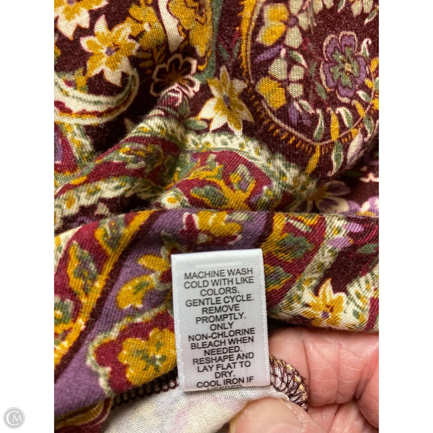 Top Long Sleeve By Cato In Purple, Size: 3x