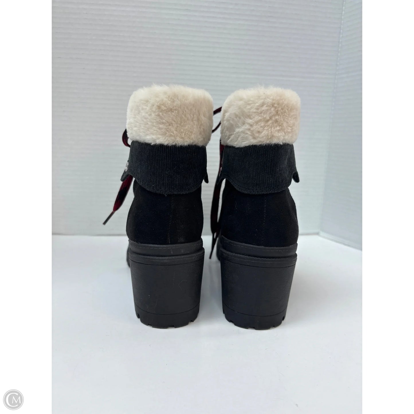 Boots Ankle Heels By Jelly Pop In Black, Size: 8.5