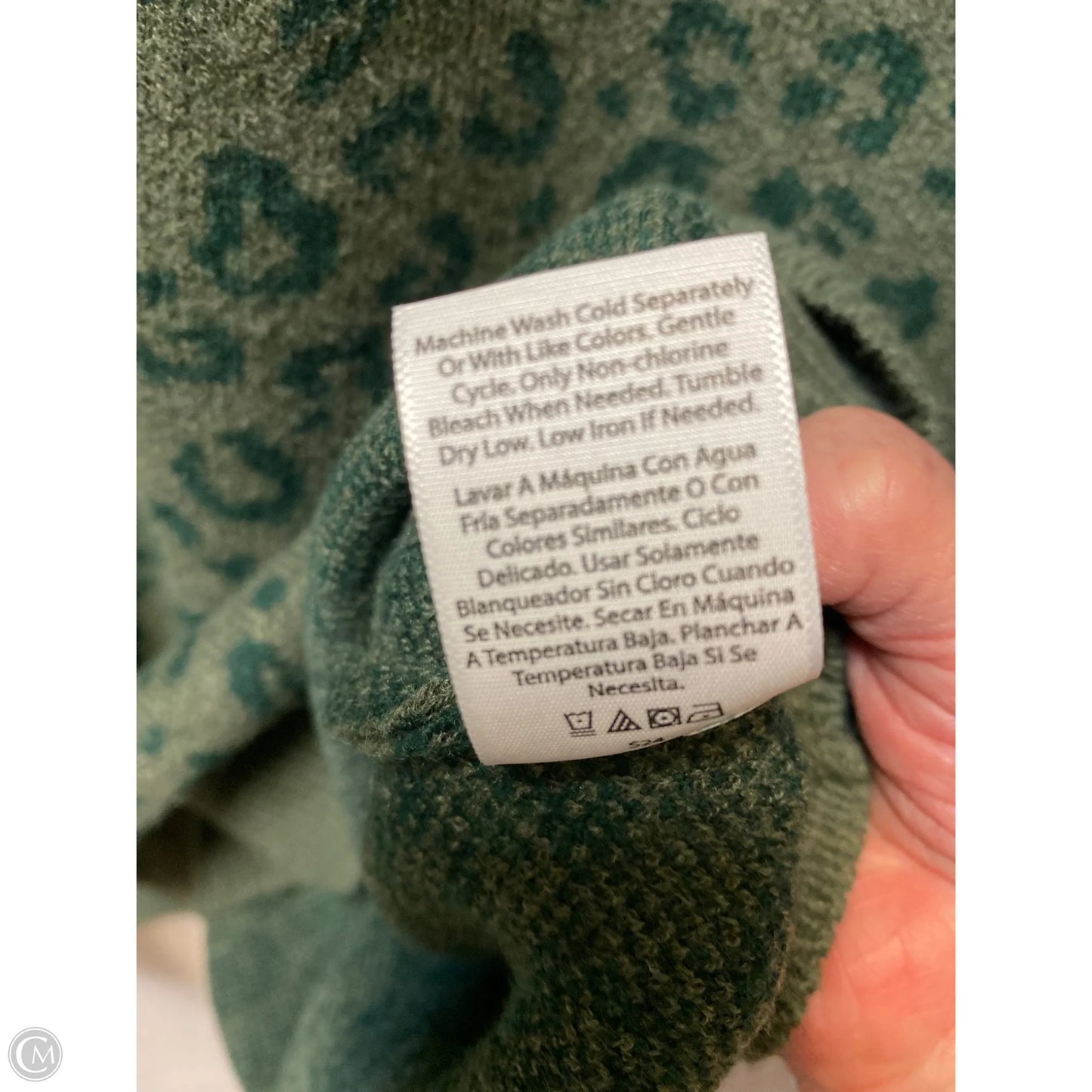 Dress Sweater By Terra & Sky In Green, Size: 2x