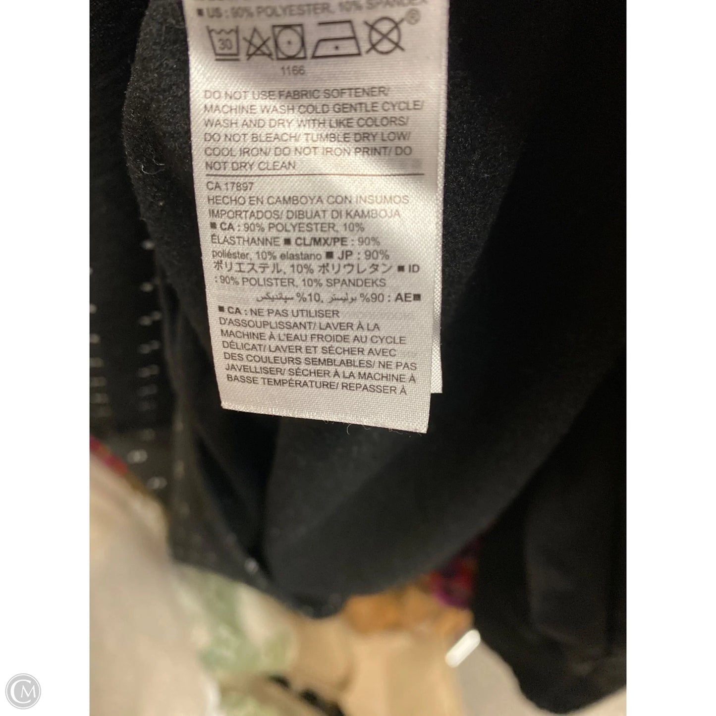 Athletic Top Long Sleeve Hoodie By Old Navy In Black, Size: M