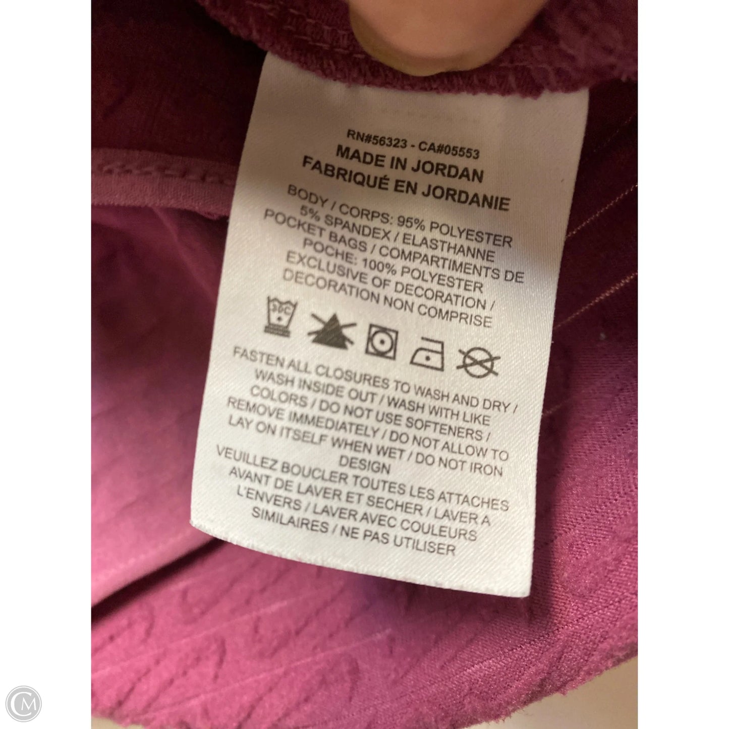 Top Long Sleeve By Nike In Purple, Size: M