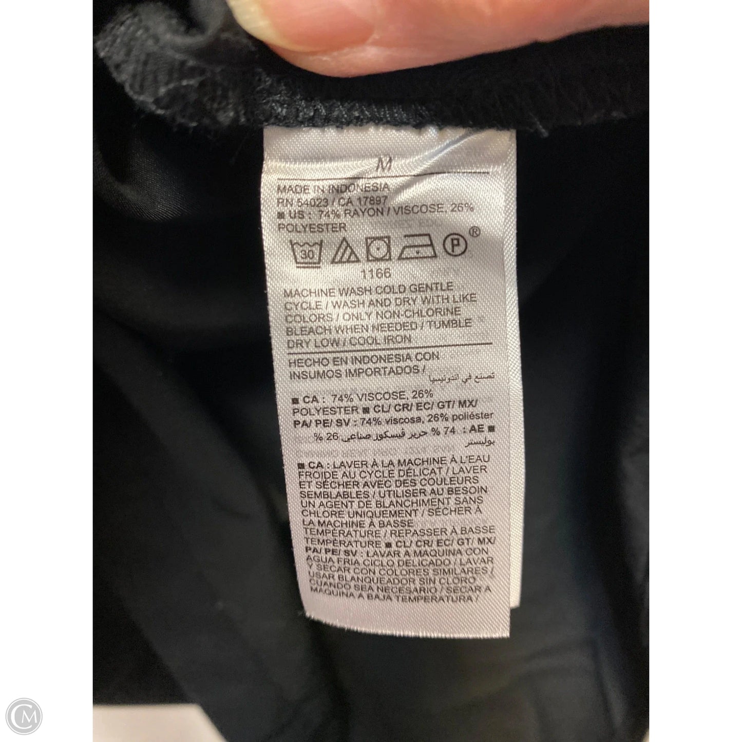 Dress Casual Maxi By Old Navy In Black, Size: M