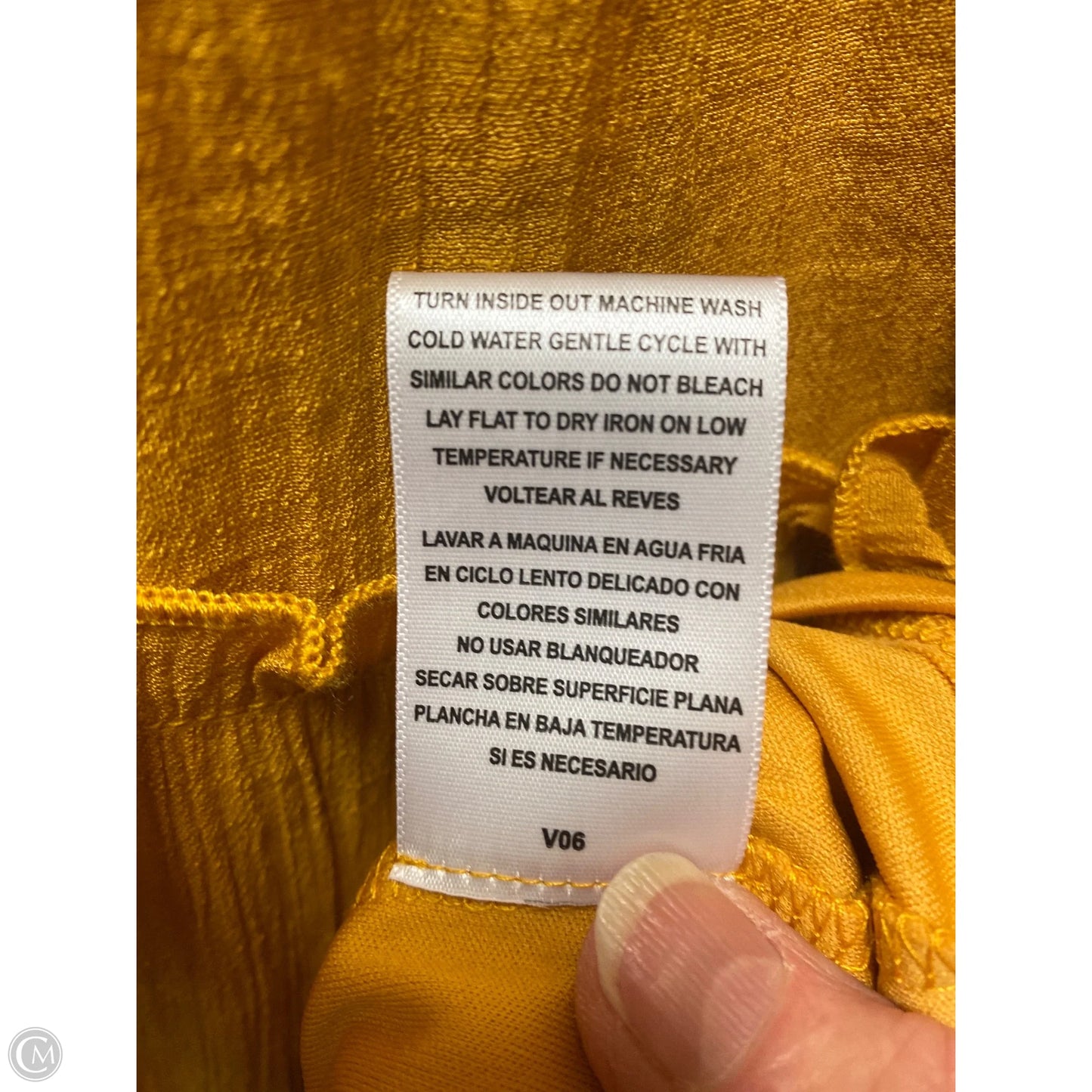 Dress Casual Maxi By As U Wish In Yellow, Size: M