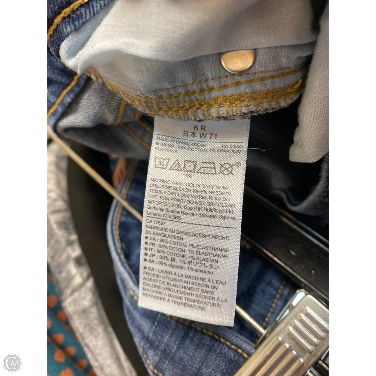 Shorts By Gap In Blue Denim, Size: 6