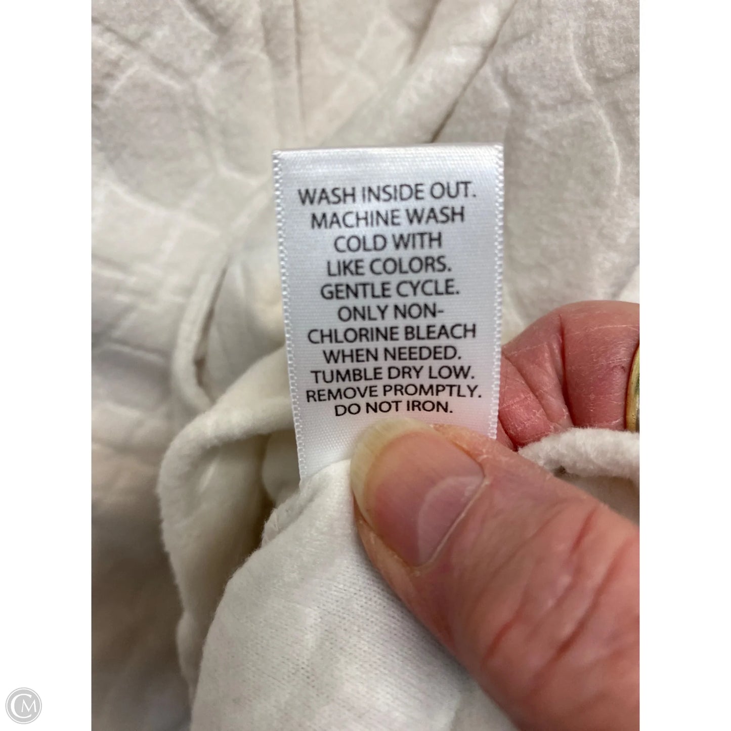 Jacket Fleece By Croft And Barrow In White, Size: Xl