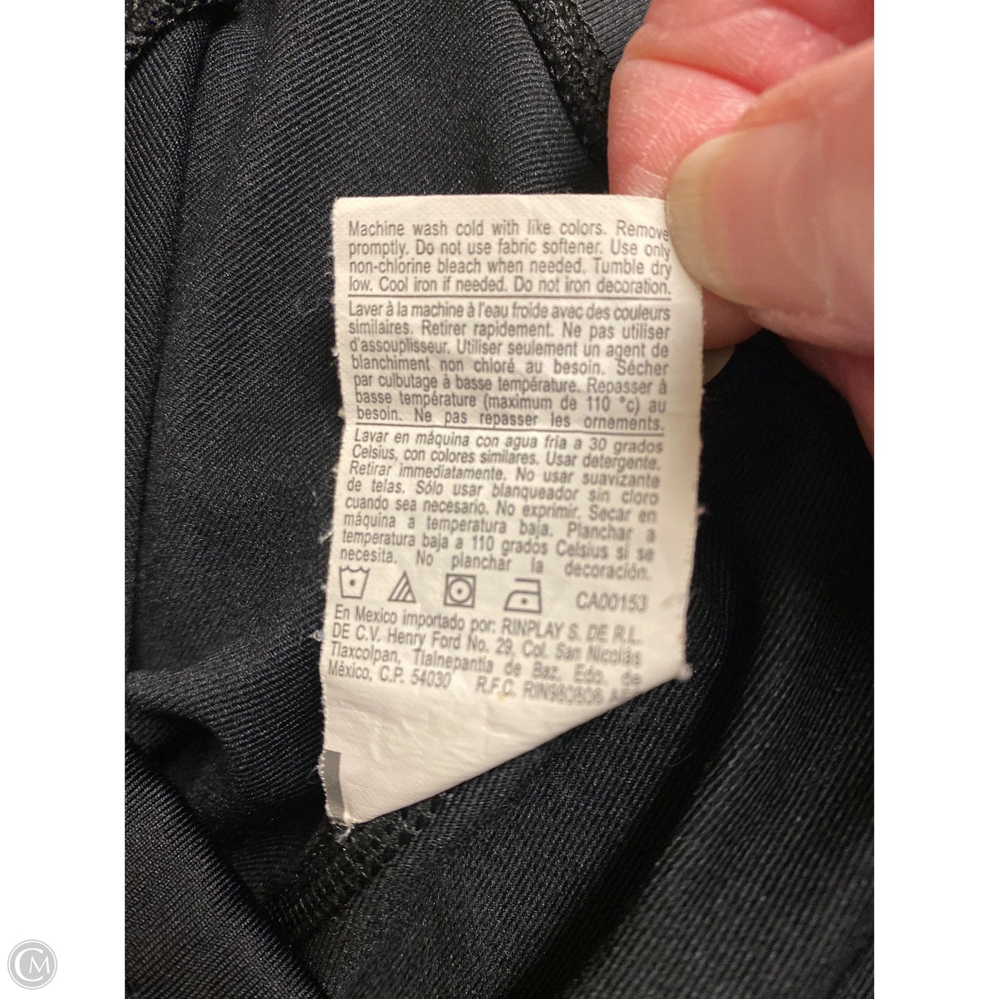 Athletic Leggings By Champion In Black, Size: L