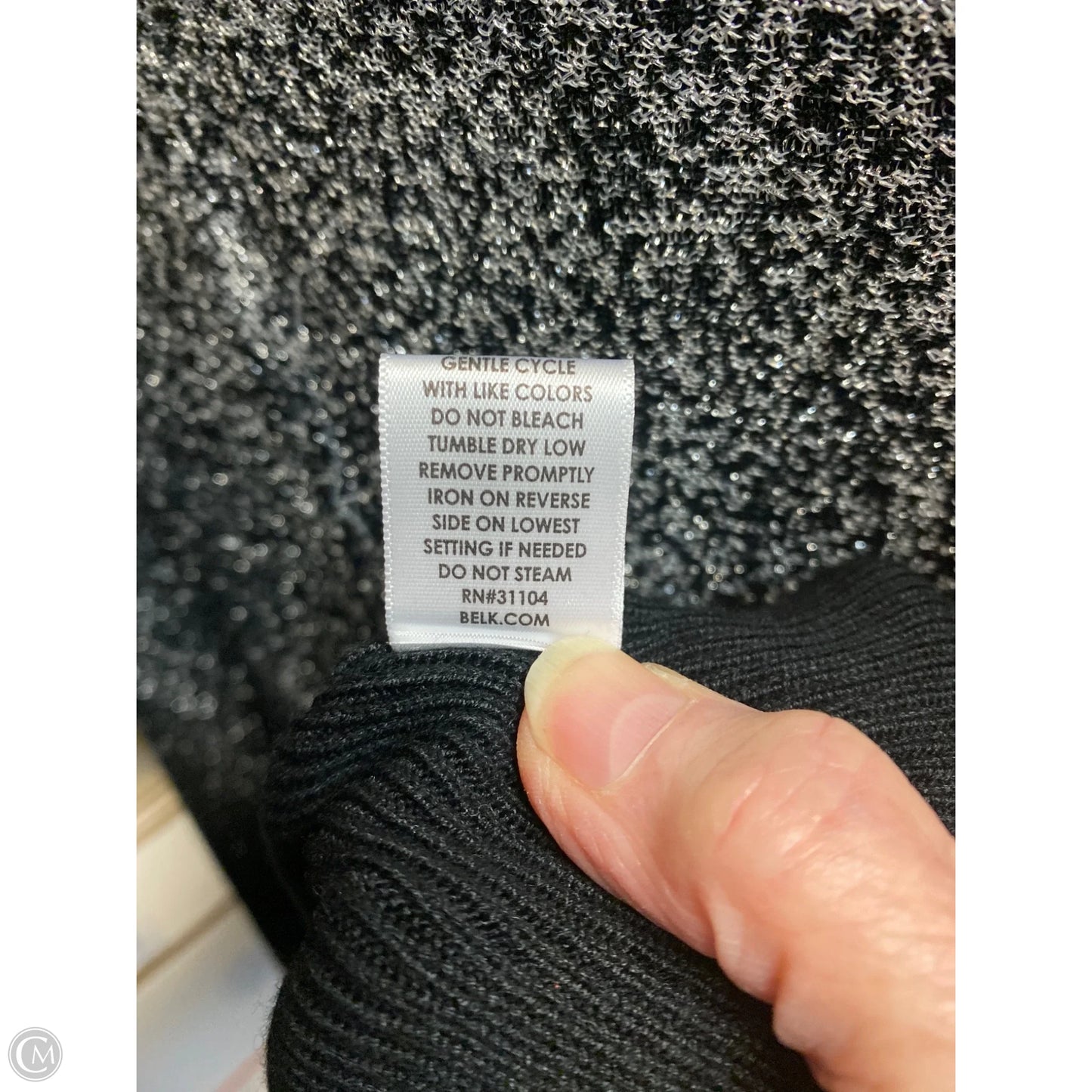 Sweater By Kim Rogers In Black, Size: 2x