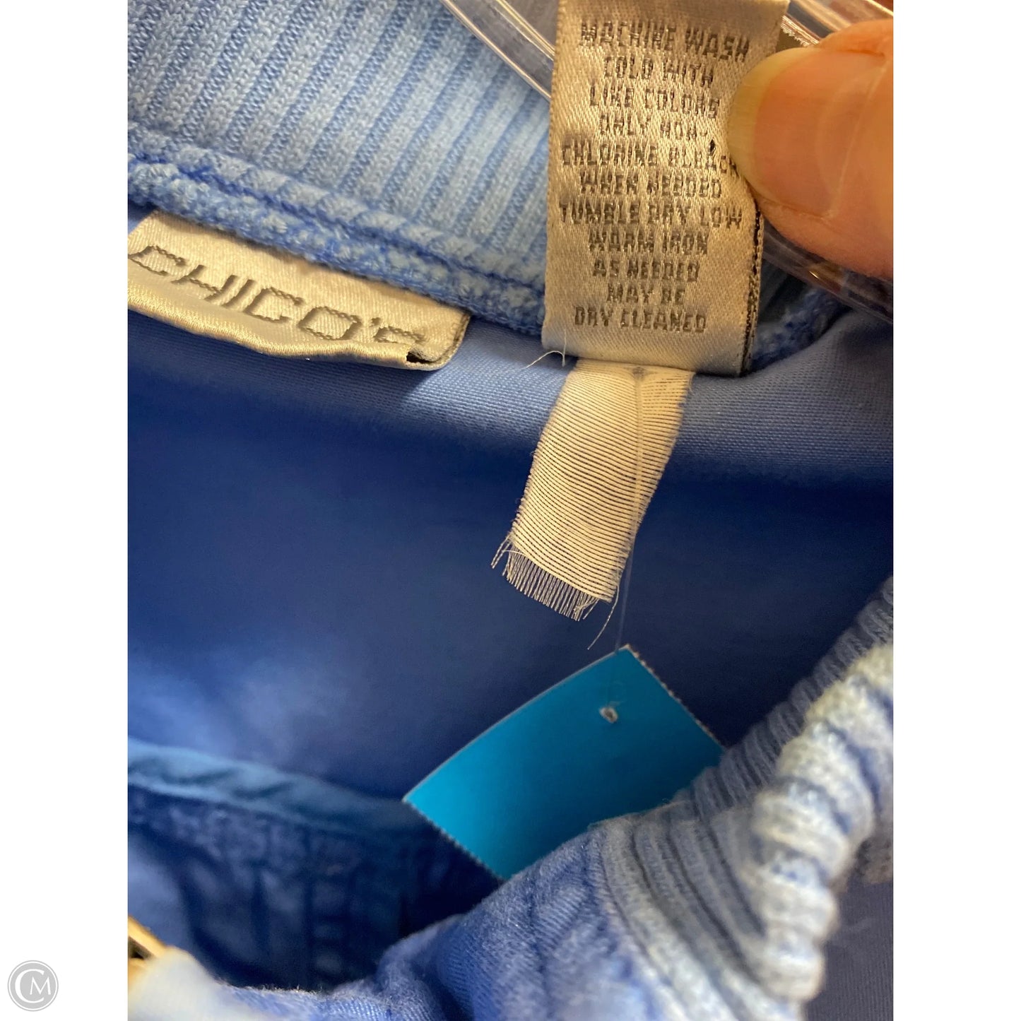 Jacket Other By Chicos In Blue, Size: Xl