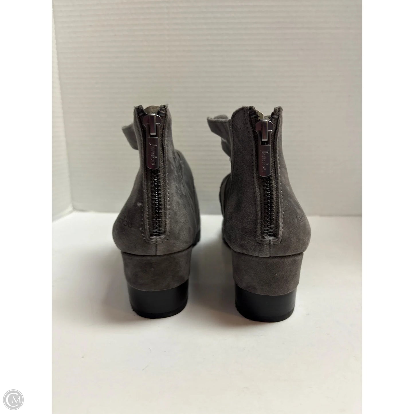 Shoes Heels Block By Jambu In Grey, Size: 8
