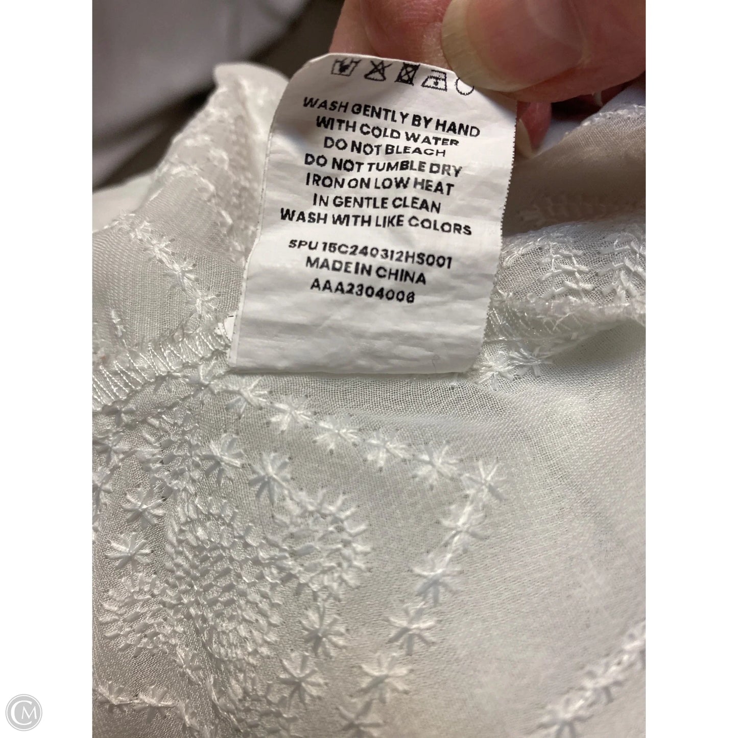 Swimwear Cover-up By Bloomchic In White, Size: 1x