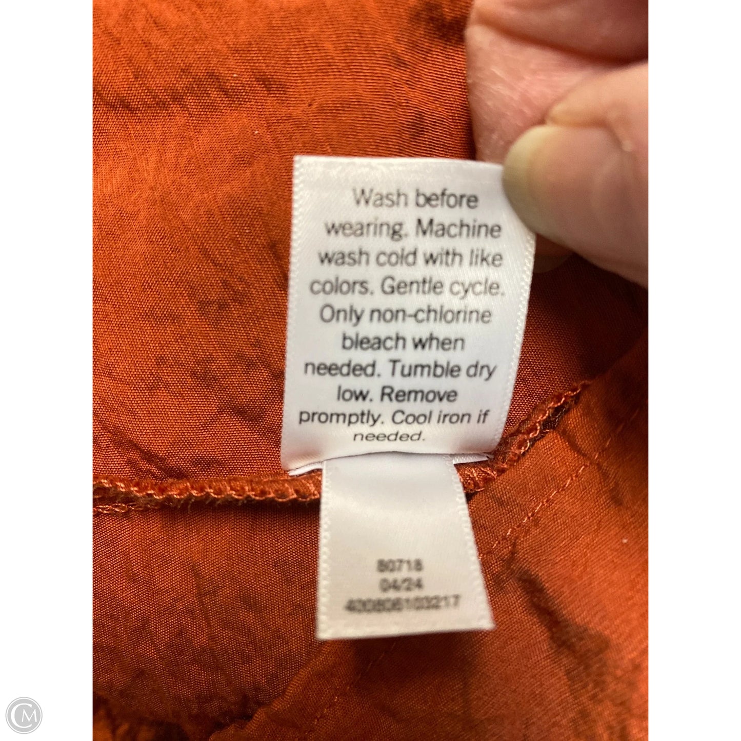 Top 3/4 Sleeve By Sonoma In Copper, Size: M