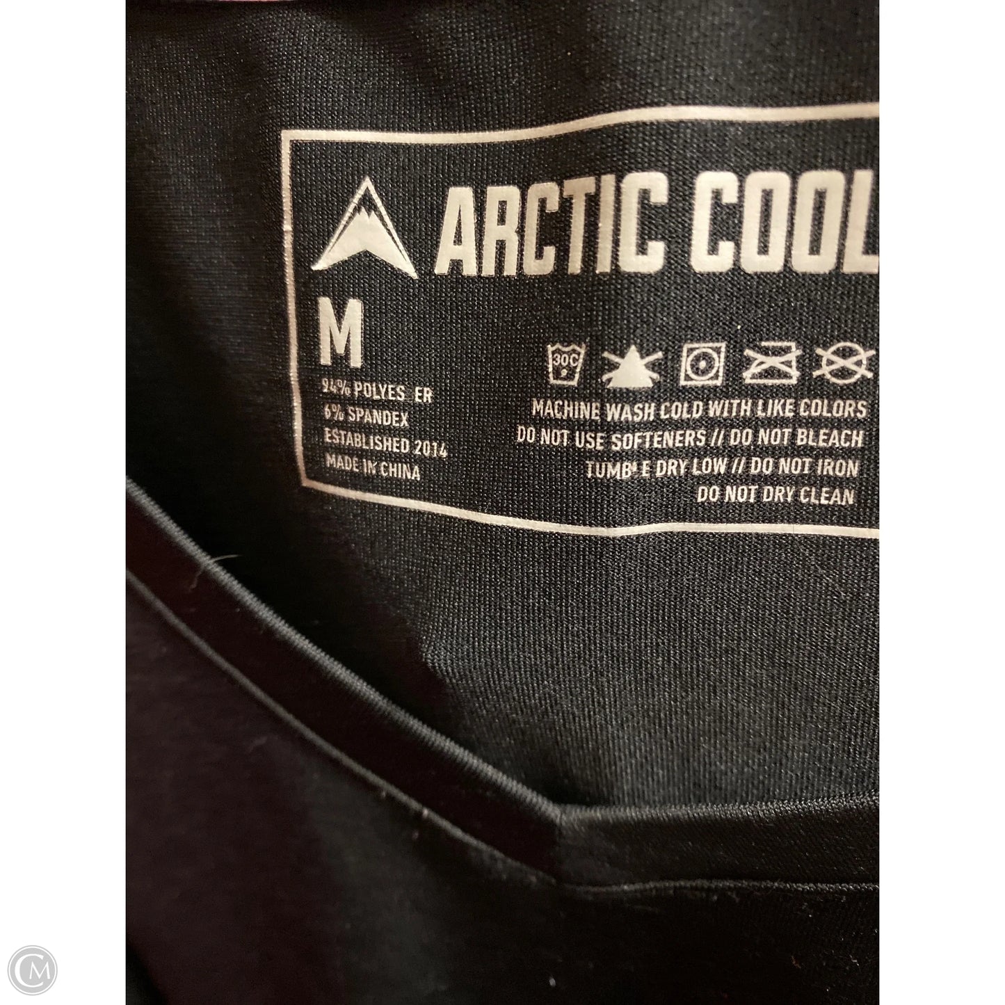 Top Long Sleeve By Clothes Mentor In Black, Size: M