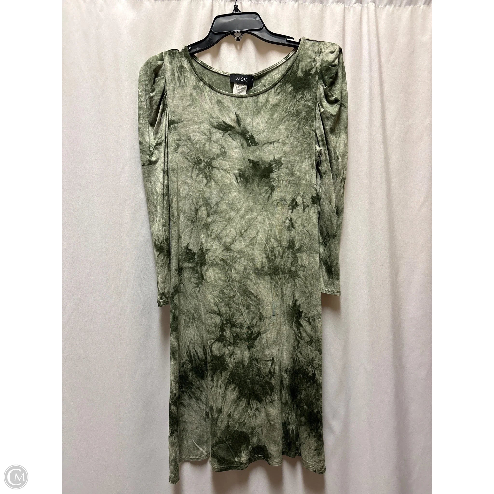 Dress Casual Midi By Msk In Green, Size: M – Clothes Mentor Clarksville TN  #198