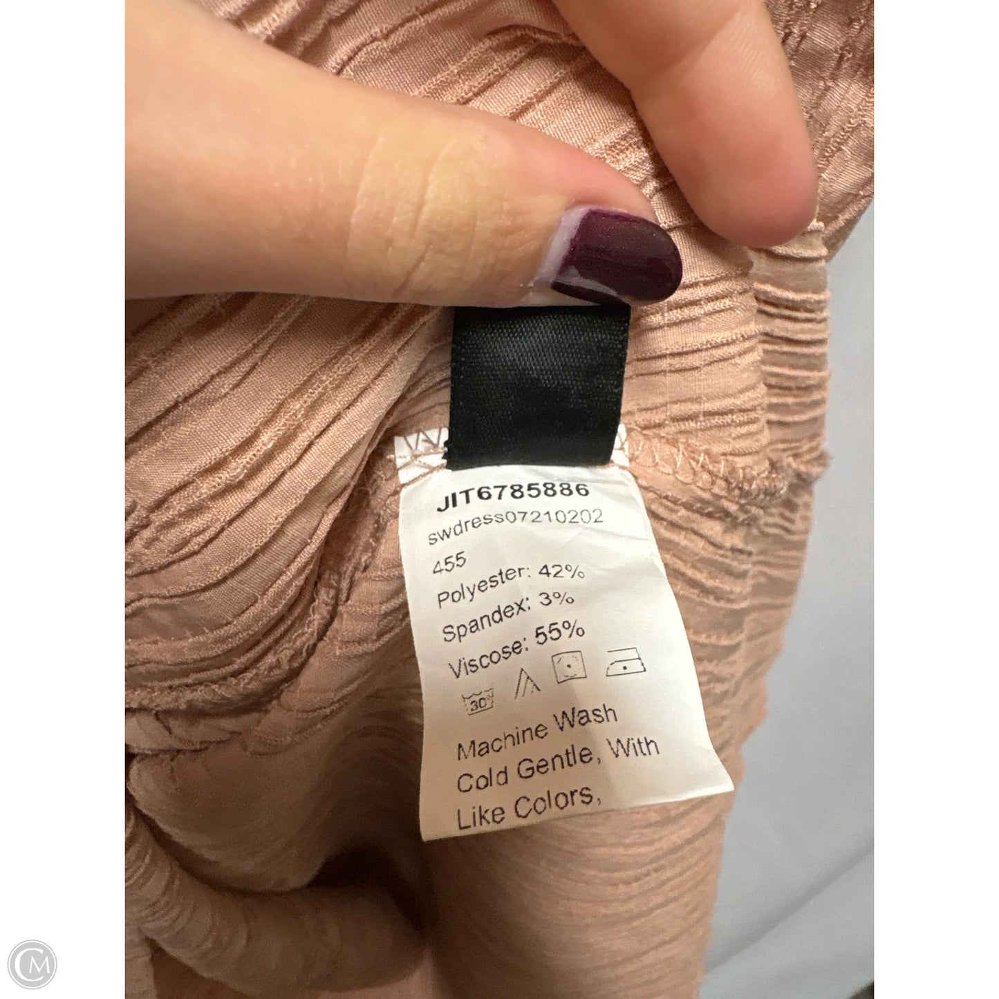 Dress Casual Maxi By Shein In Peach, Size: L