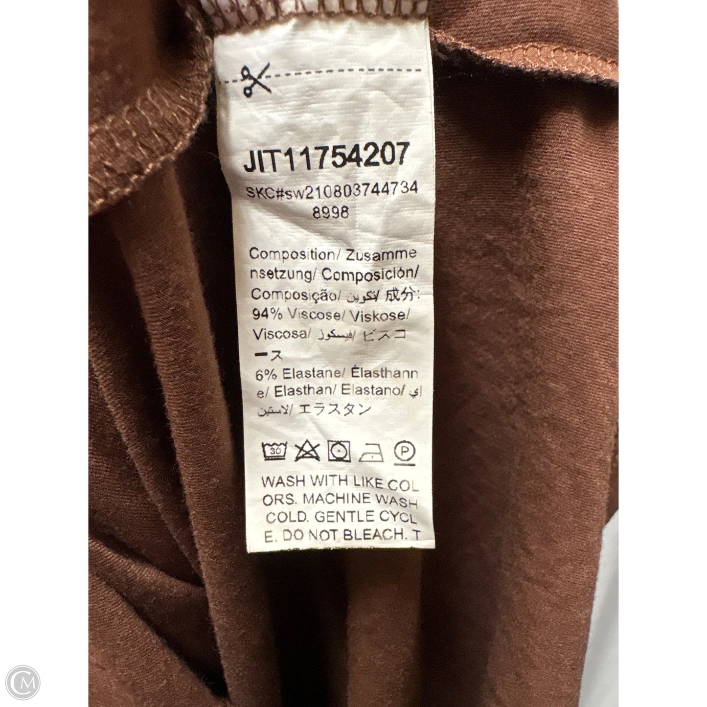 Dress Casual Maxi By Shein In Brown, Size: L