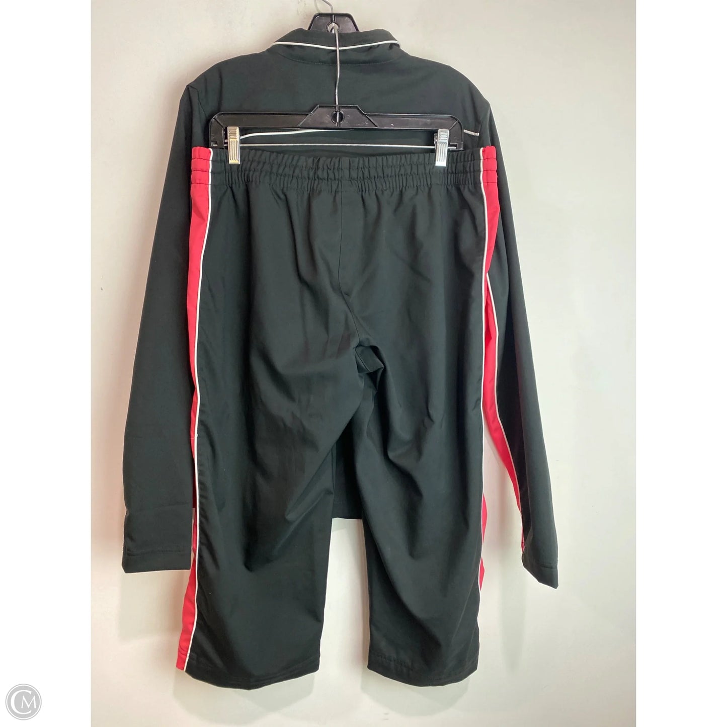 Athletic Pants 2pc By Nike In Black & Pink, Size: L