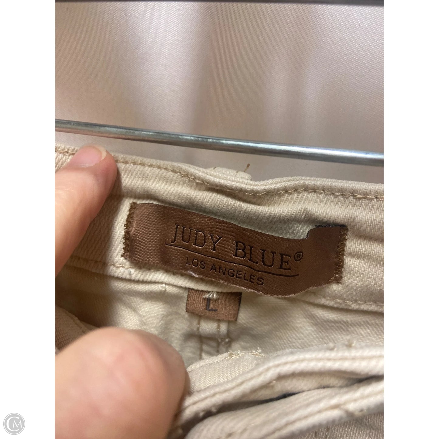Shorts By Judy Blue In Tan, Size: L
