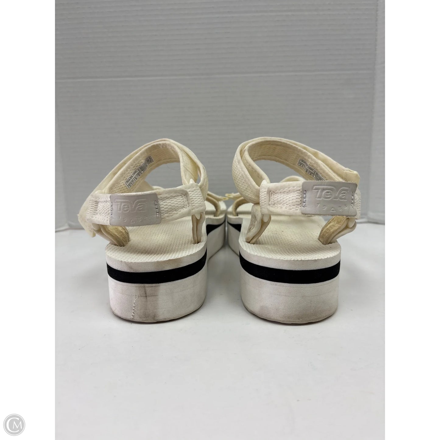 Sandals Heels Platform By Teva In White, Size: 9