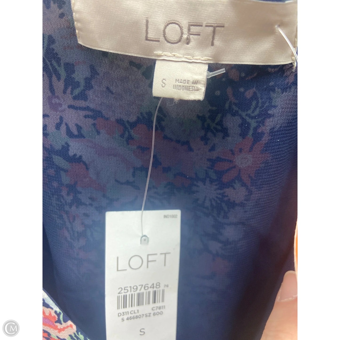 Tank Top By Loft In Floral Print, Size: S