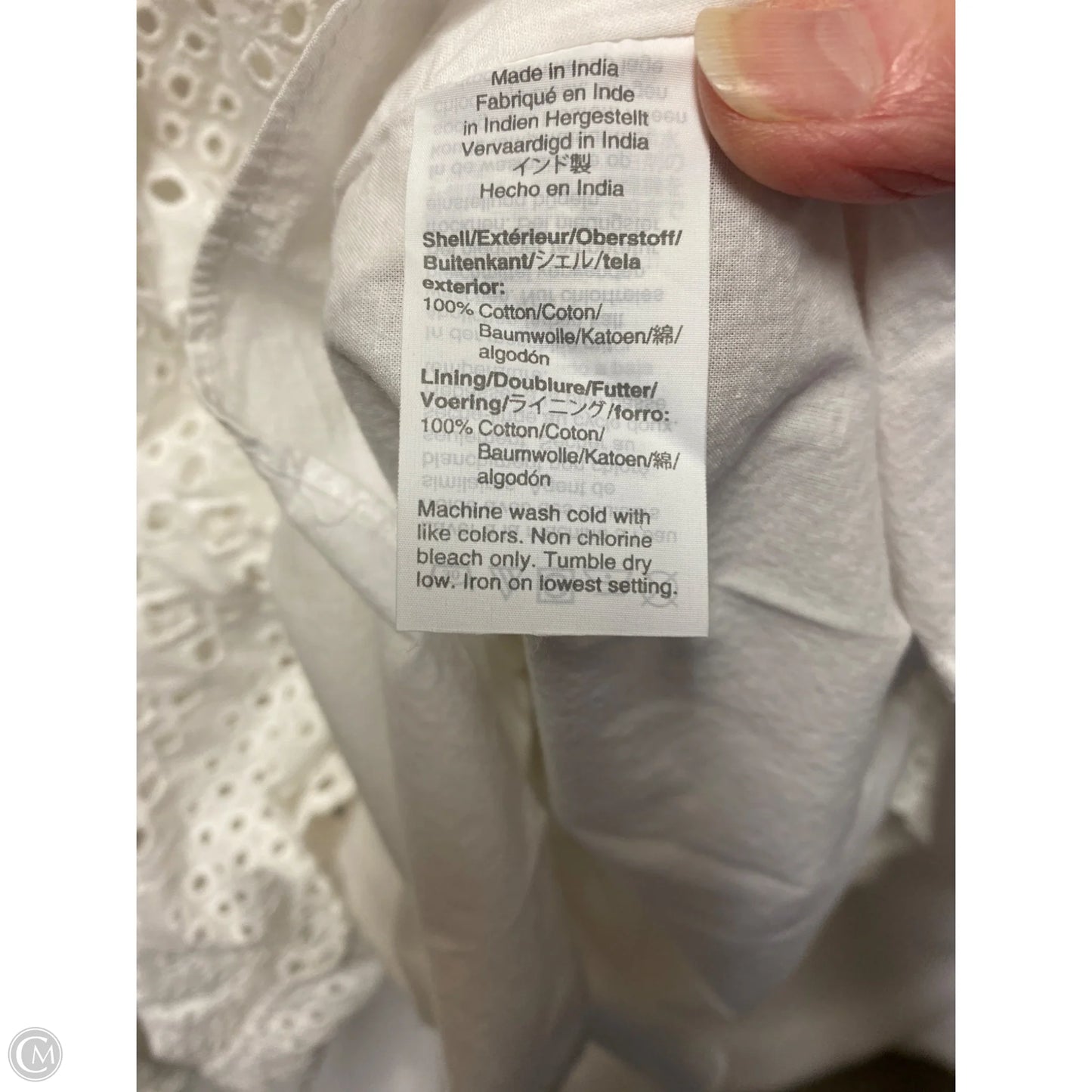 Dress Casual Maxi By J. Crew In White, Size: L