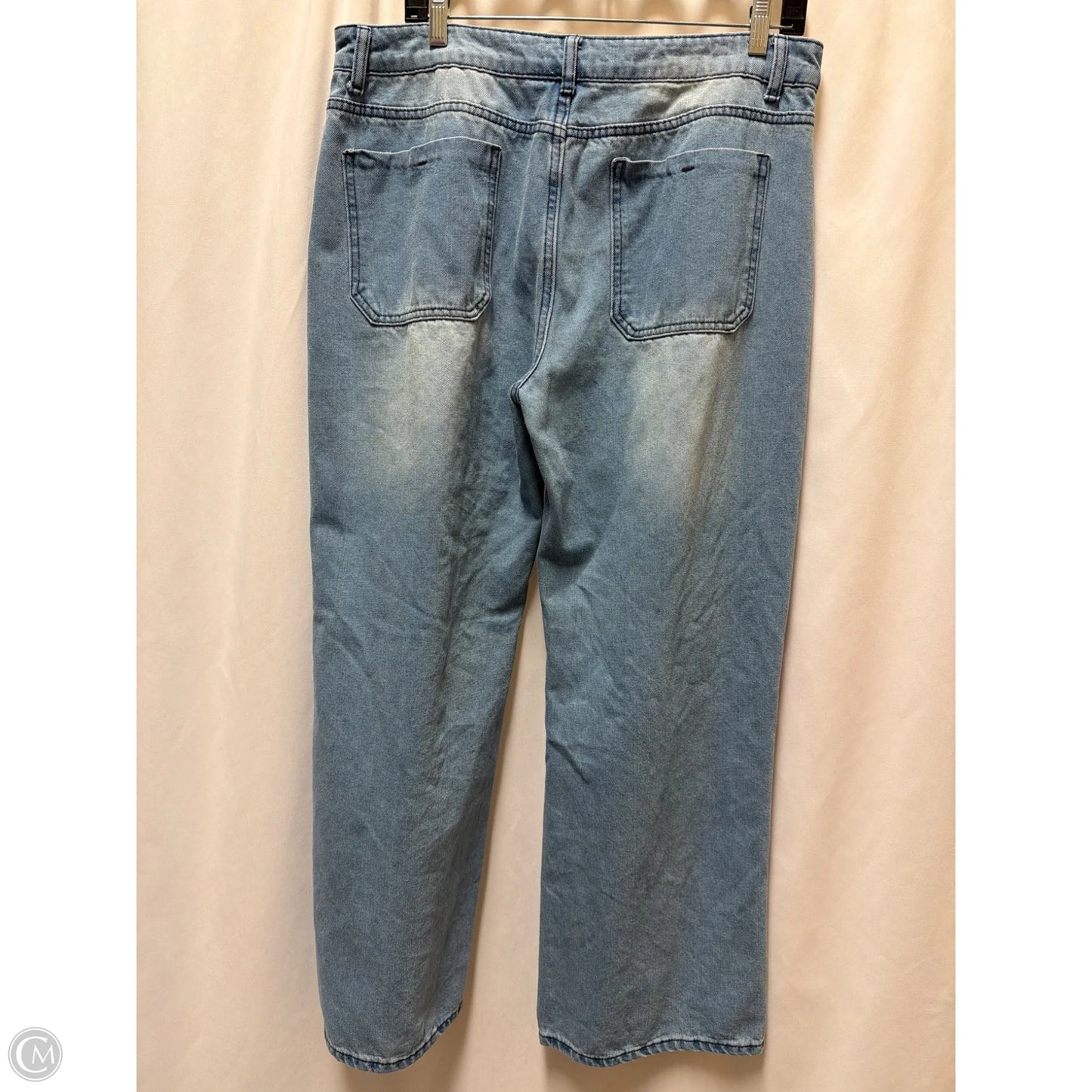 Jeans Wide Leg By Clothes Mentor In Blue Denim, Size: 16