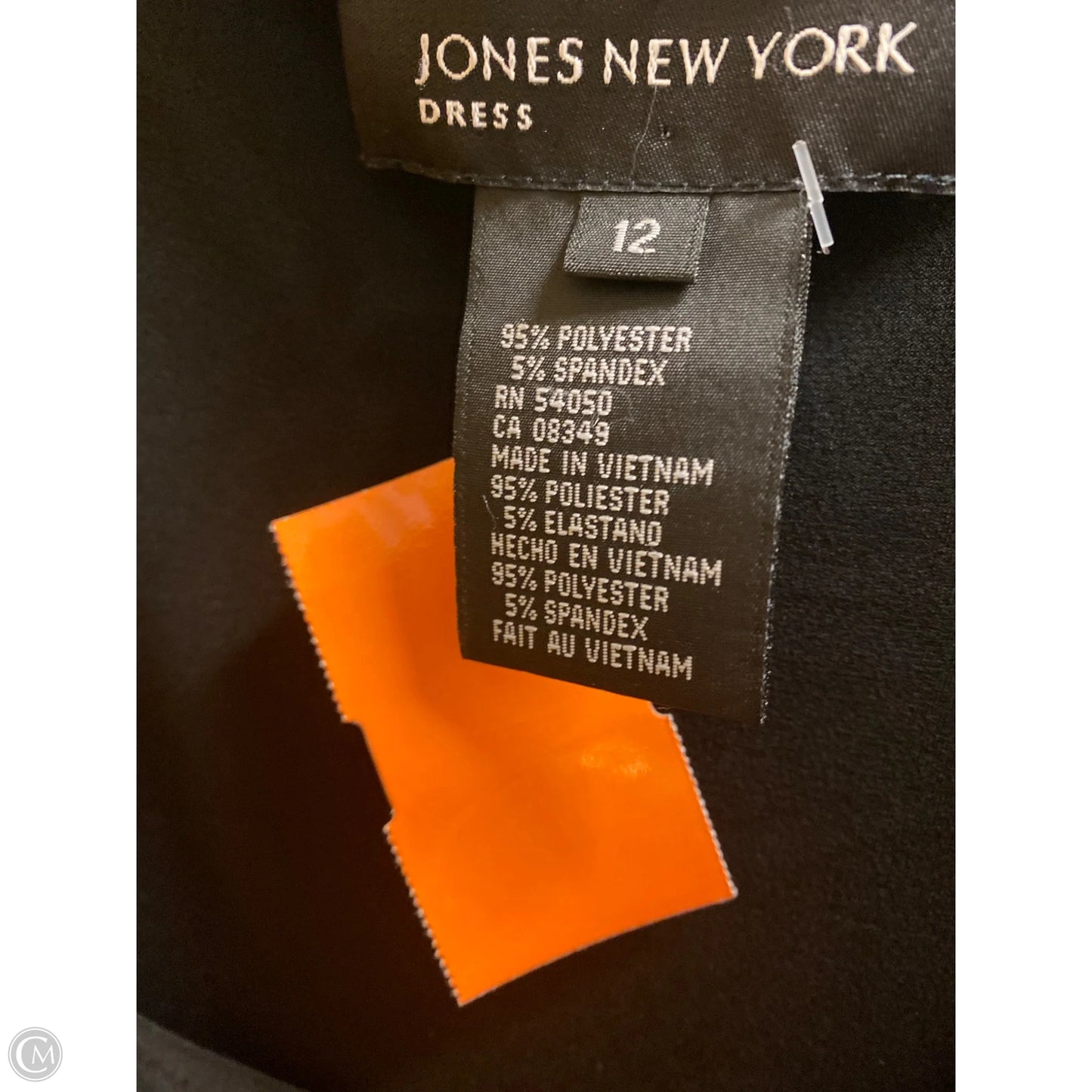 Dress Casual Midi By Jones New York In Black, Size: L