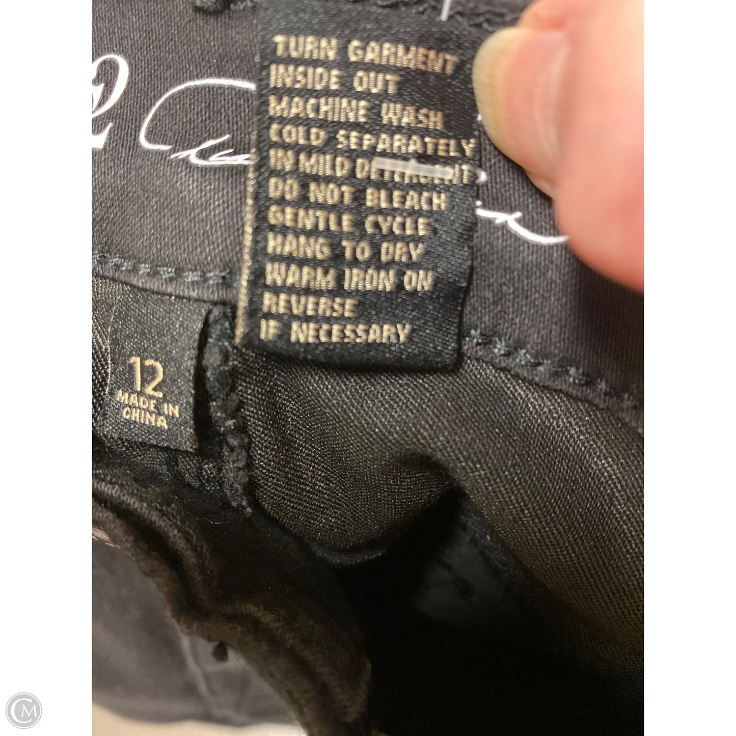 Capris By Dg2 In Black, Size: 12