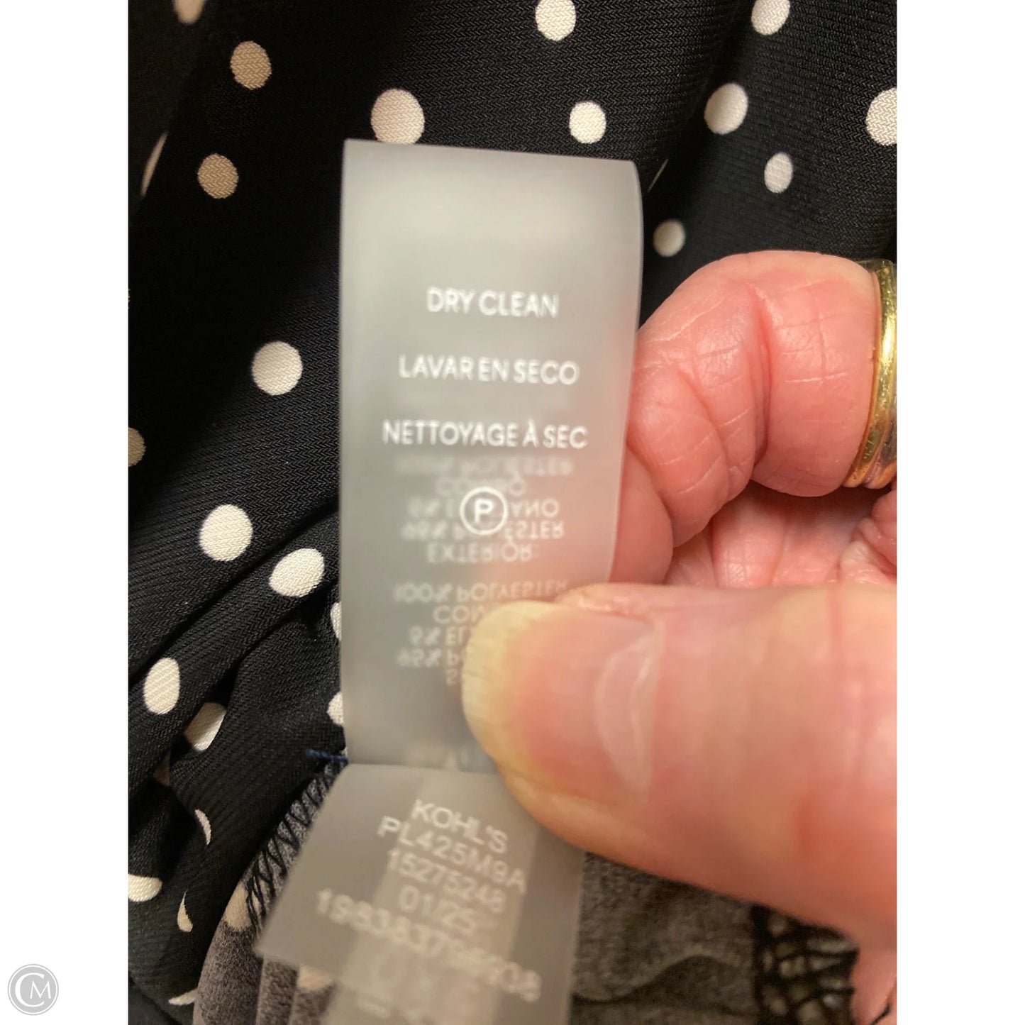 Dress Casual Maxi By Clothes Mentor In Black & White, Size: M
