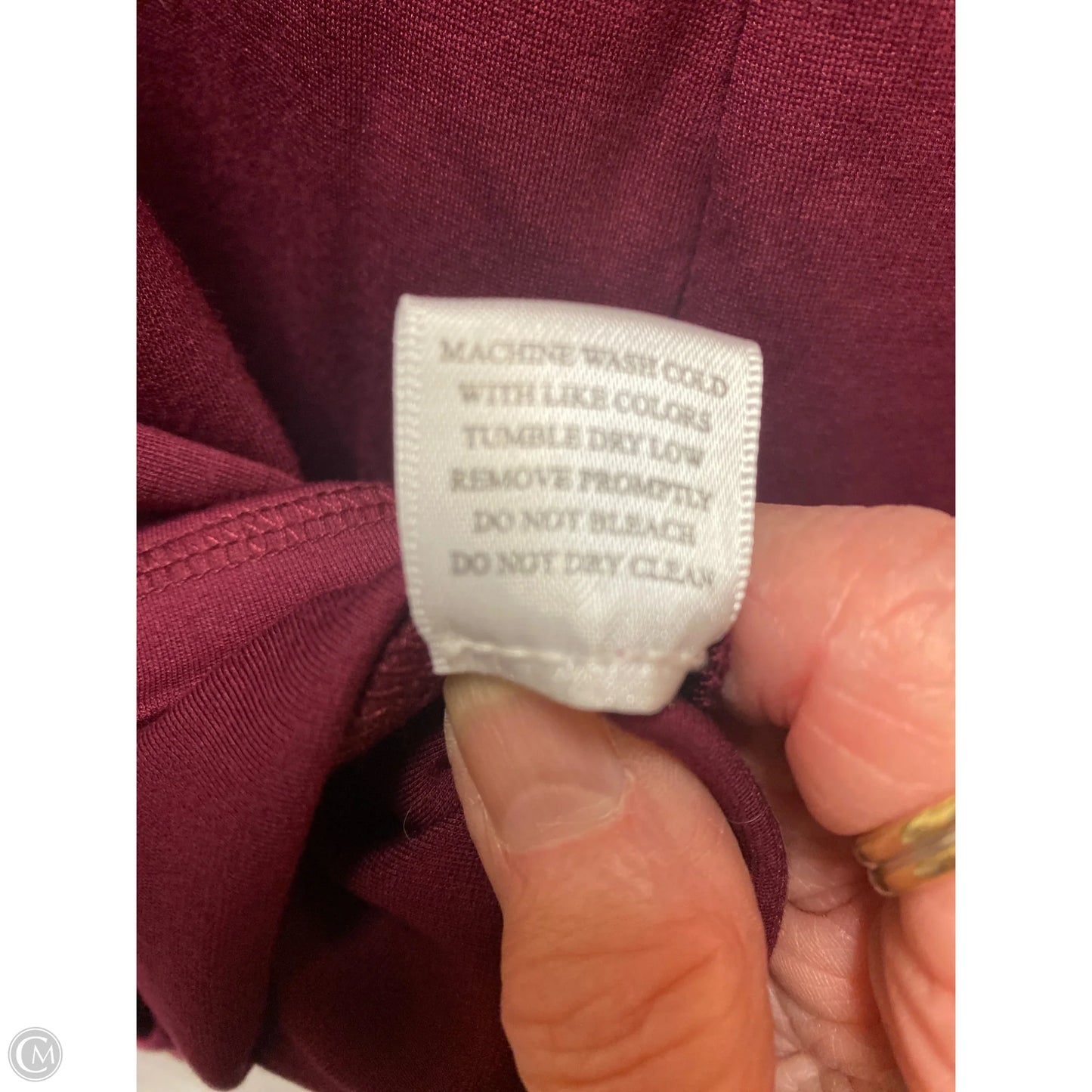Dress Casual Short By Bobi In Maroon, Size: S