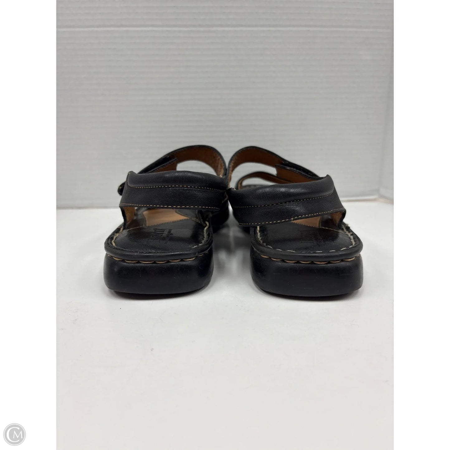 Sandals Flats By Born In Black, Size: 9