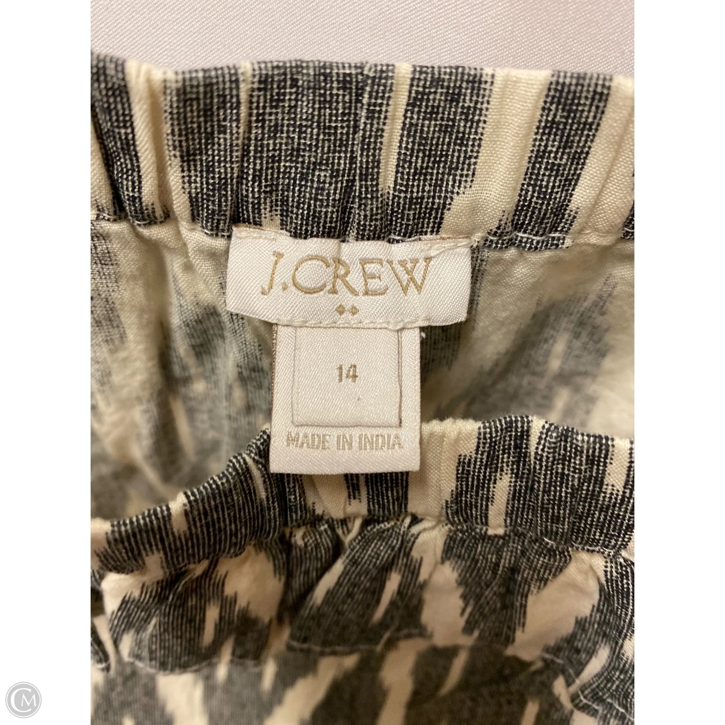 Top Sleeveless By J. Crew In Cream, Size: L