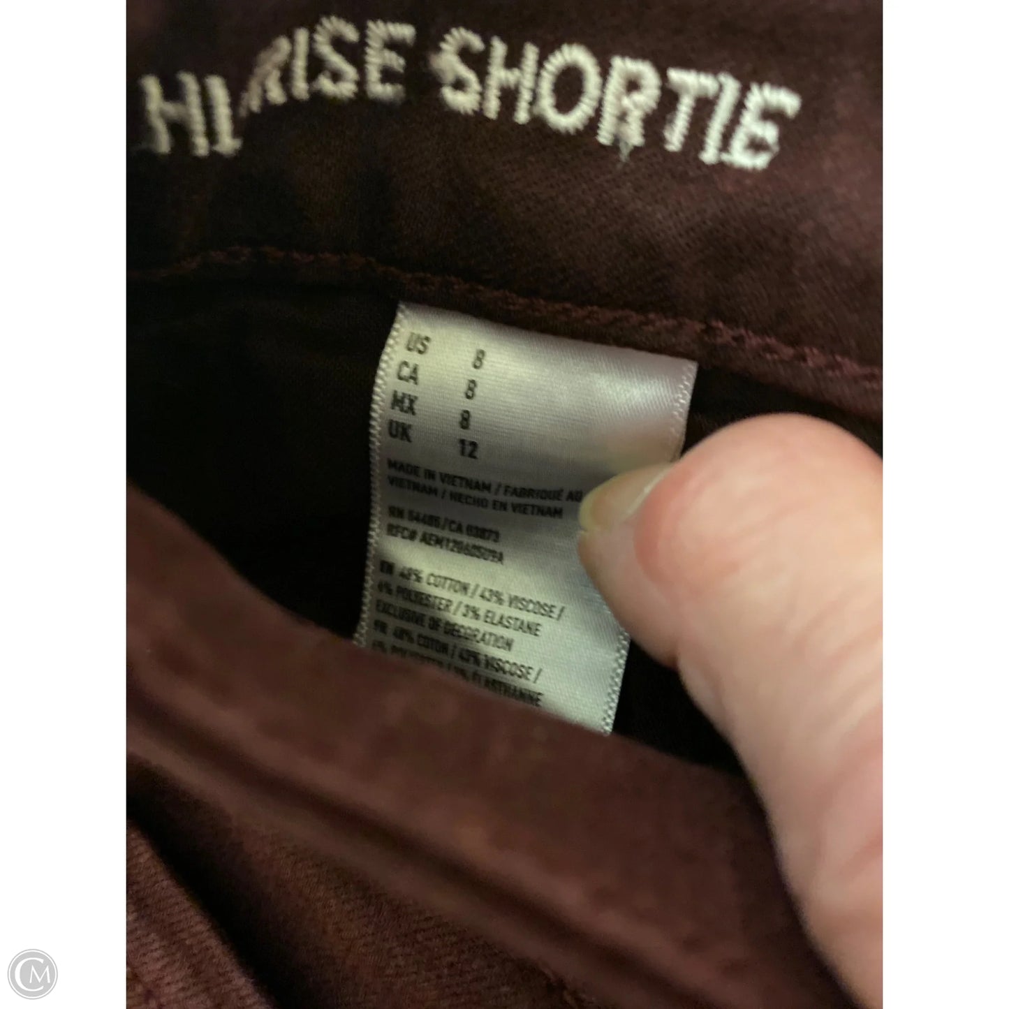 Shorts By American Eagle In Maroon, Size: 8