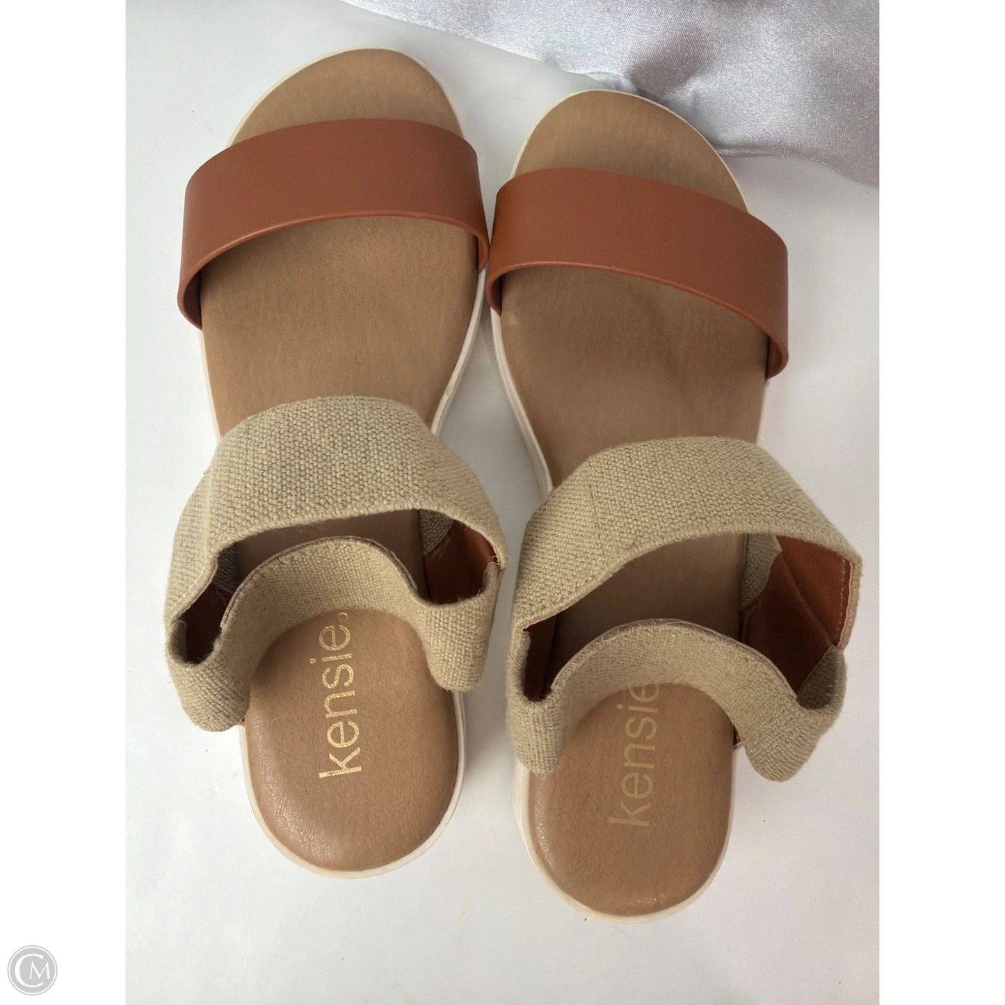Sandals Flats By Kensie In Brown, Size: 7.5