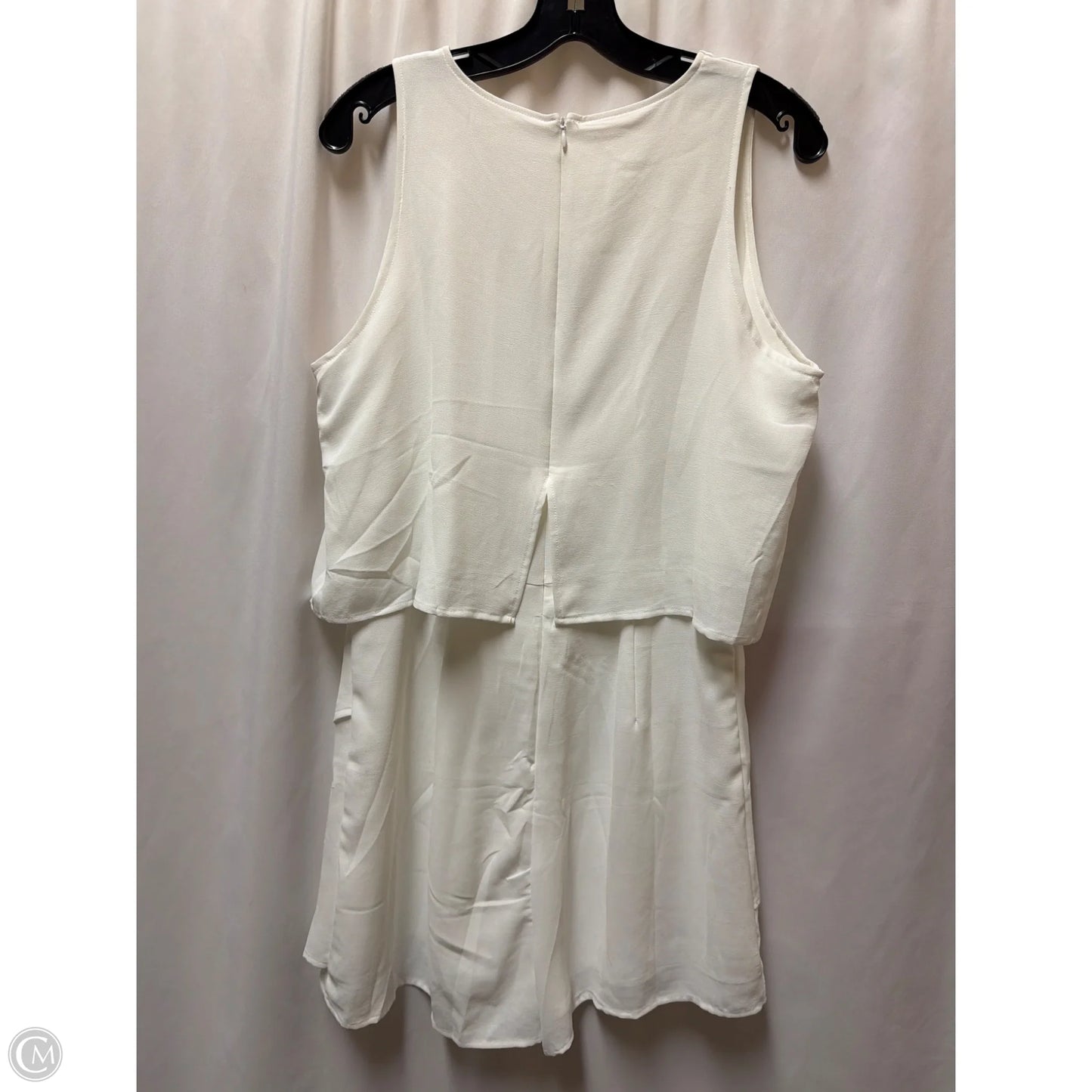 Romper By Clothes Mentor In White, Size: L