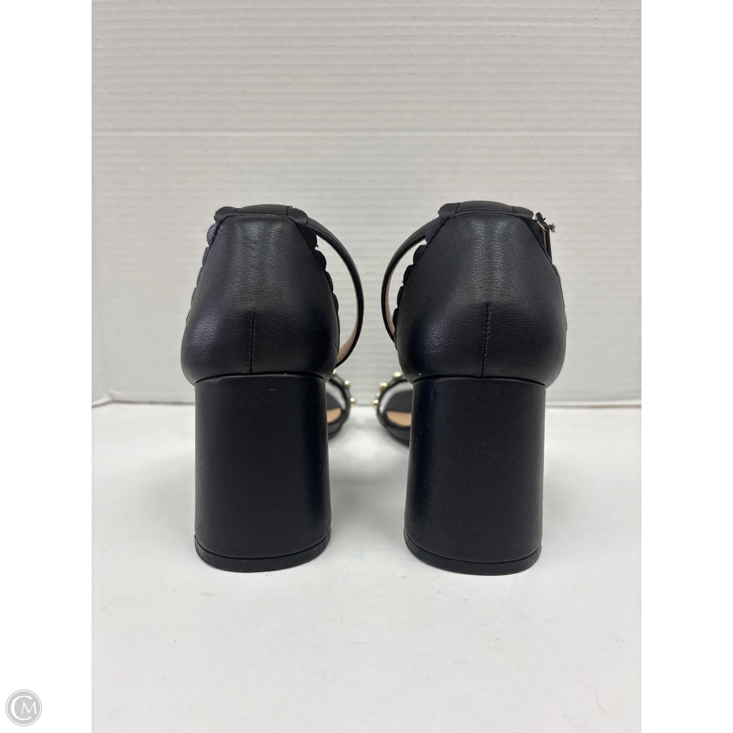 Sandals Heels Block By Cato In Black, Size: 9