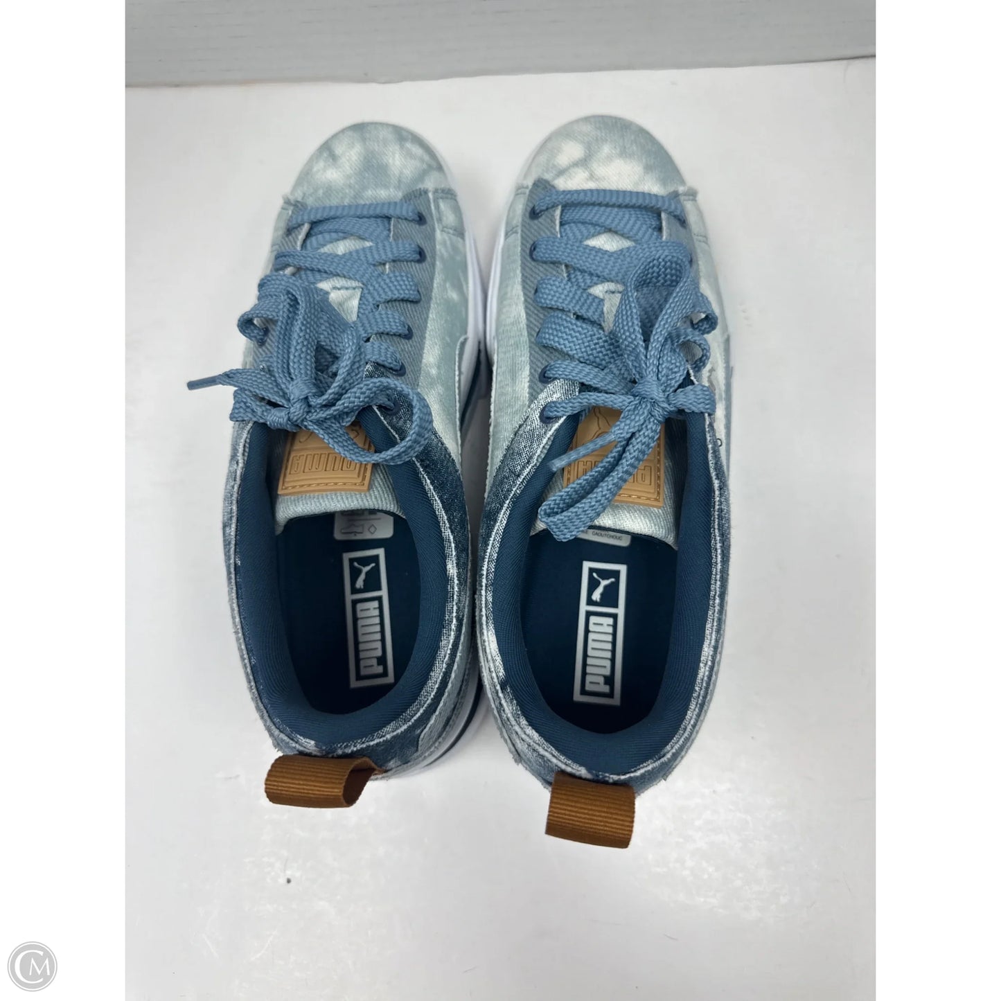 Shoes Sneakers By Puma In Blue, Size: 9