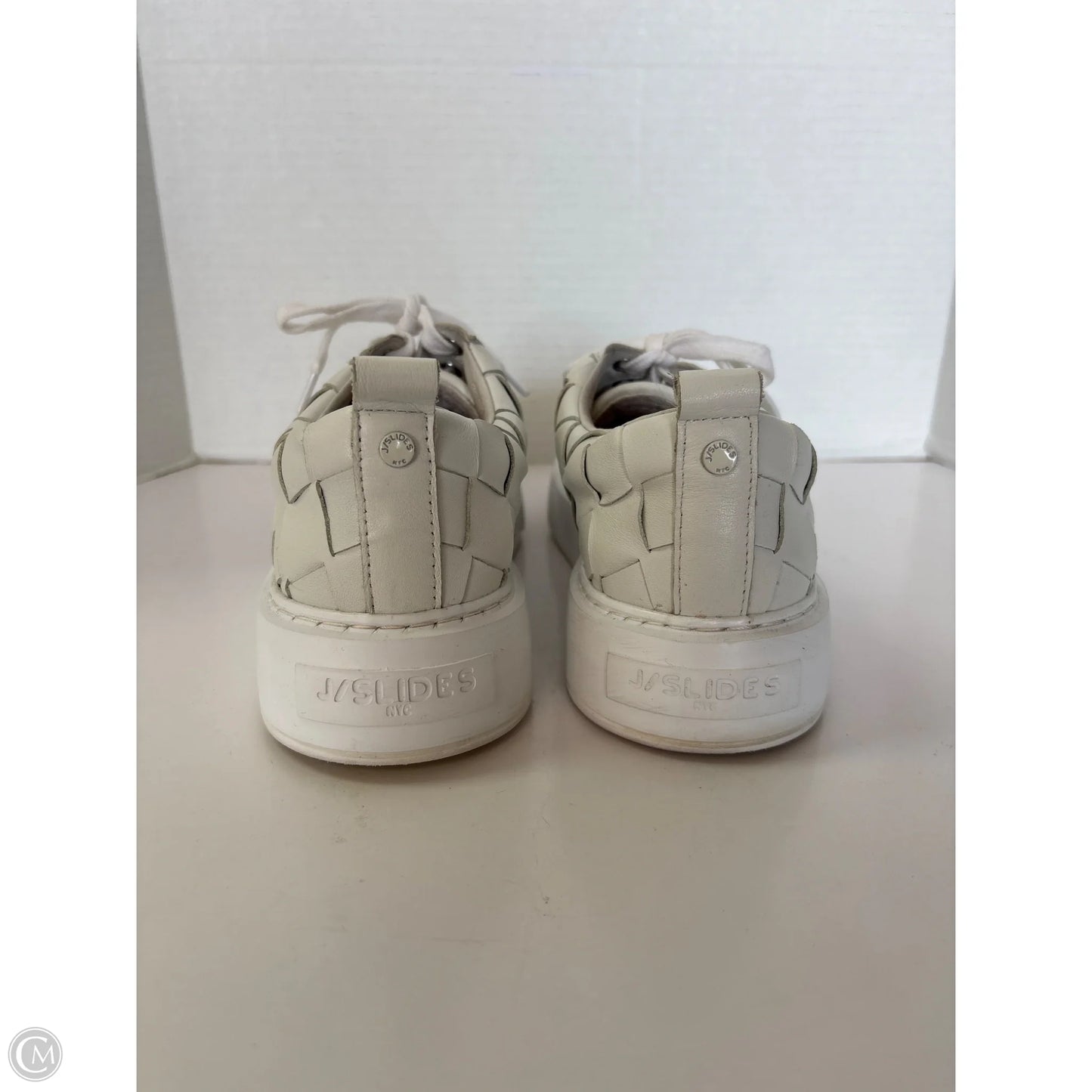 Shoes Sneakers By J Slides In Cream, Size: 7.5