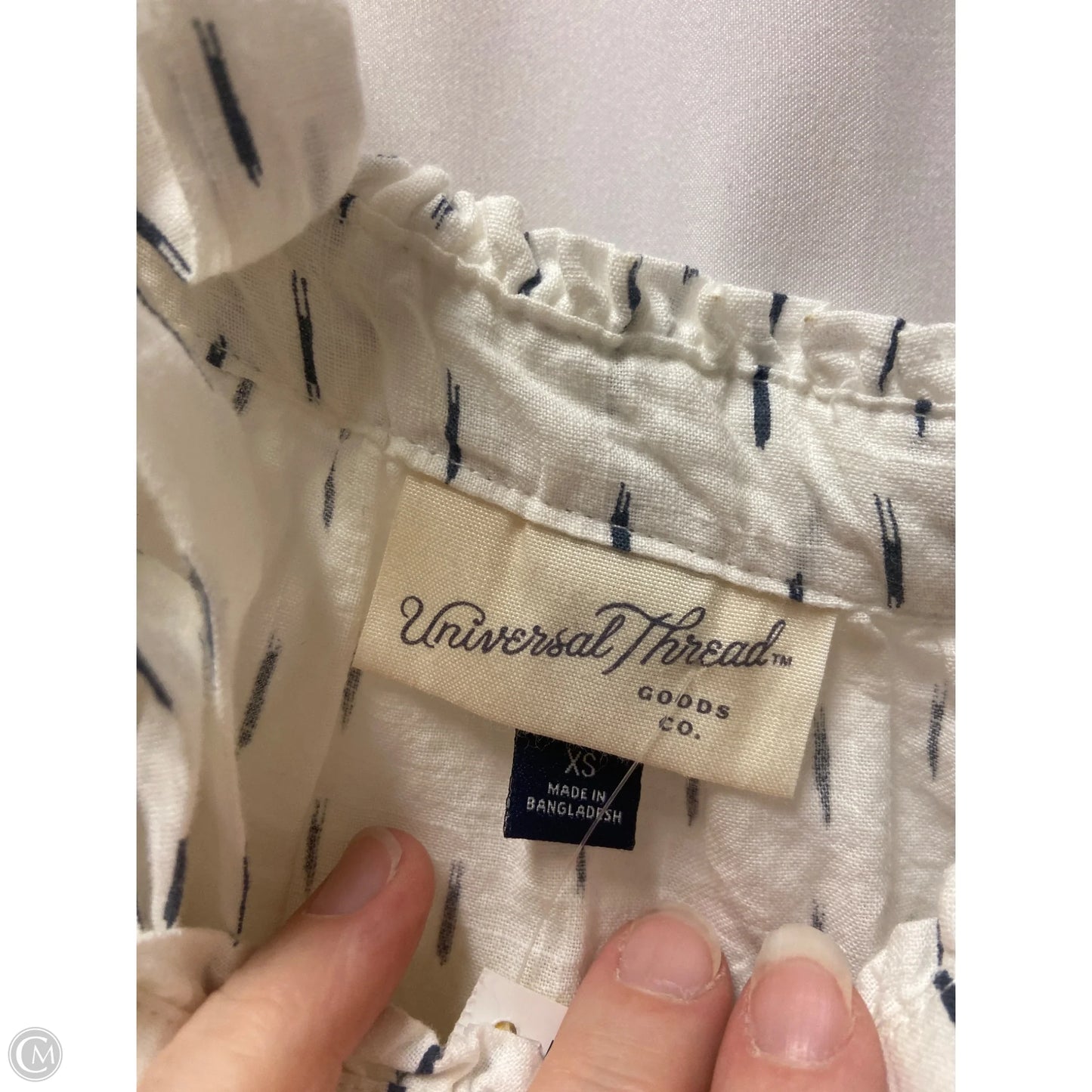 Top Sleeveless By Universal Thread In White, Size: Xs
