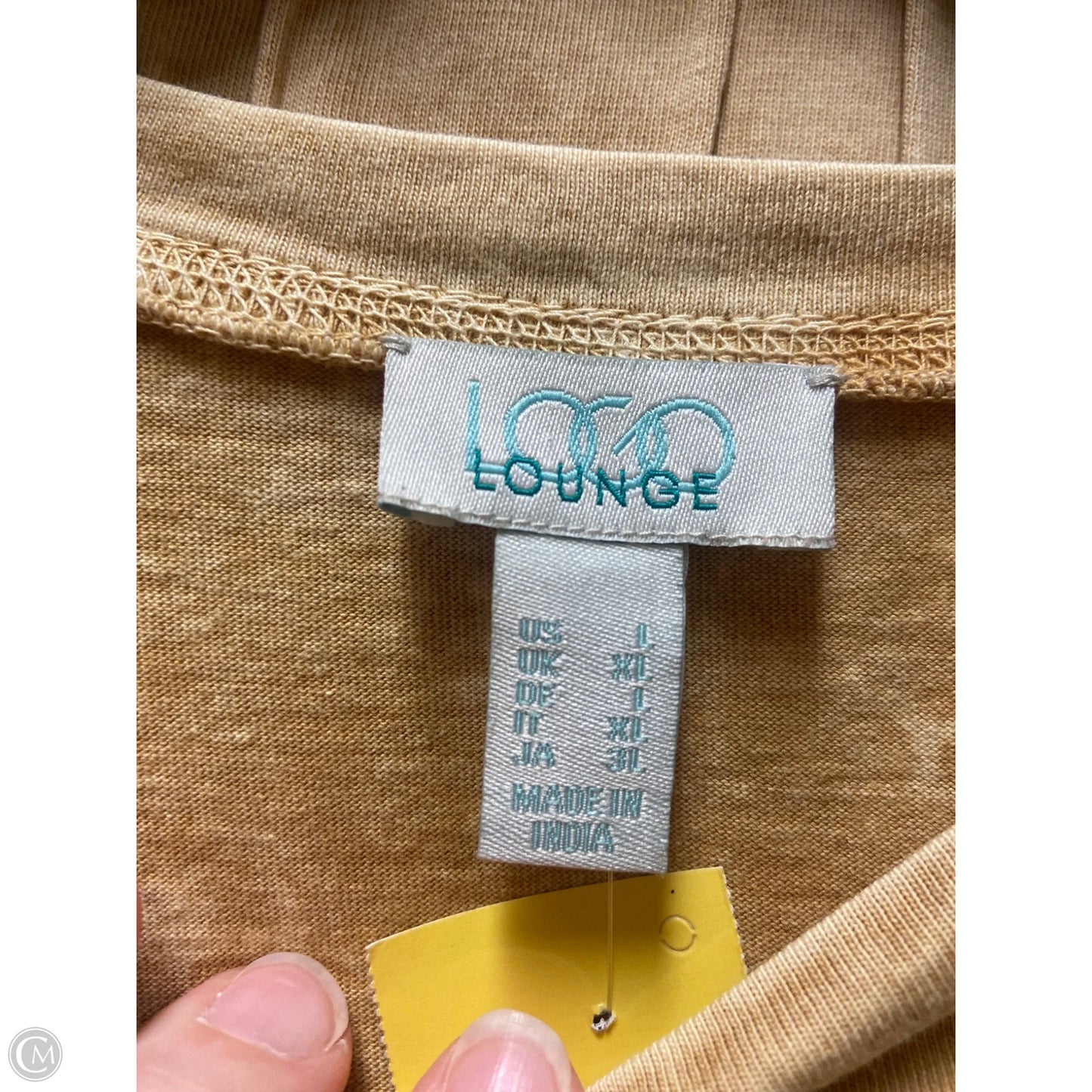 Pants Set 2pc By Logo In Yellow, Size: L